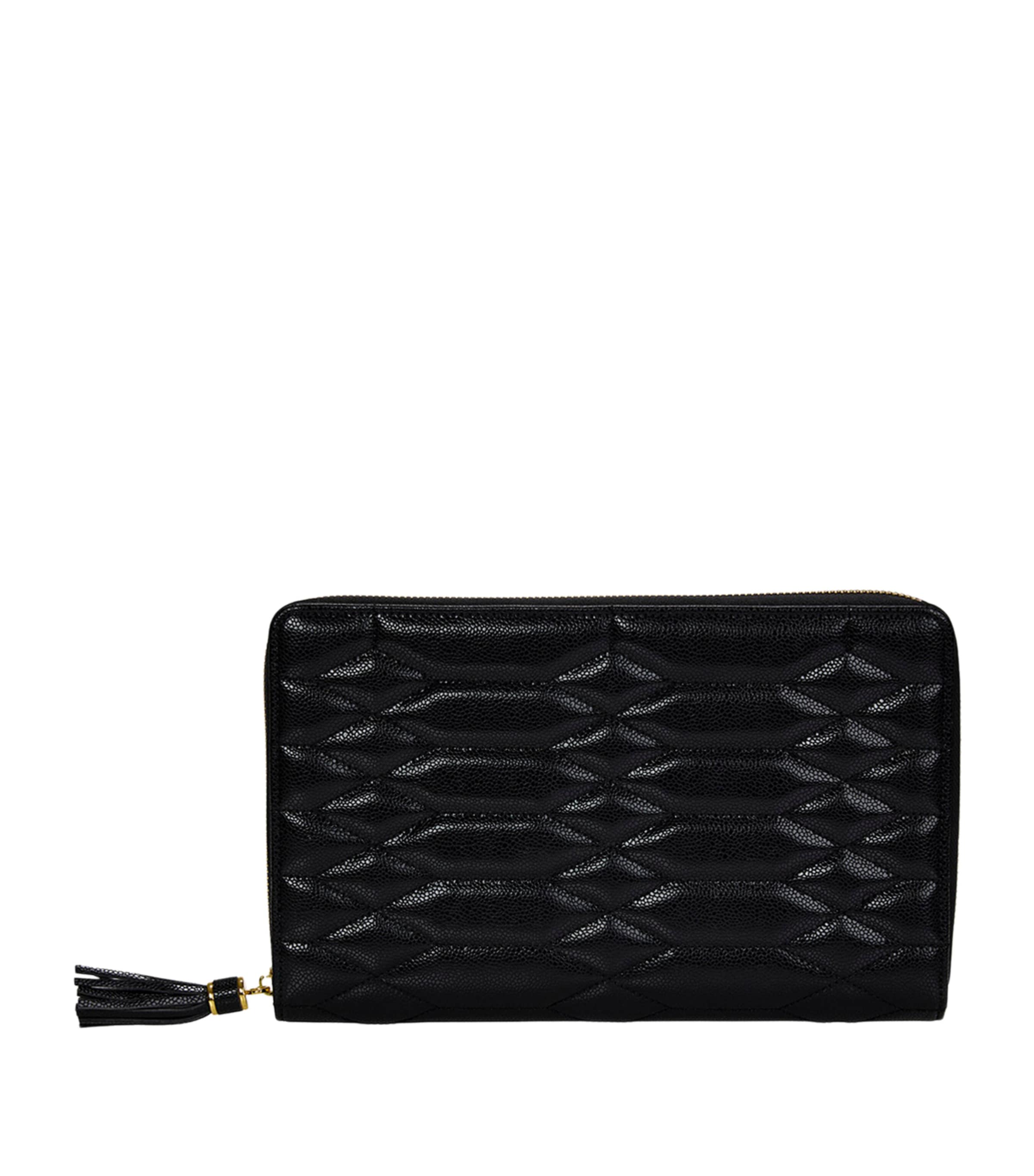 WOLF Large Lauren Portfolio Jewellery Case Black