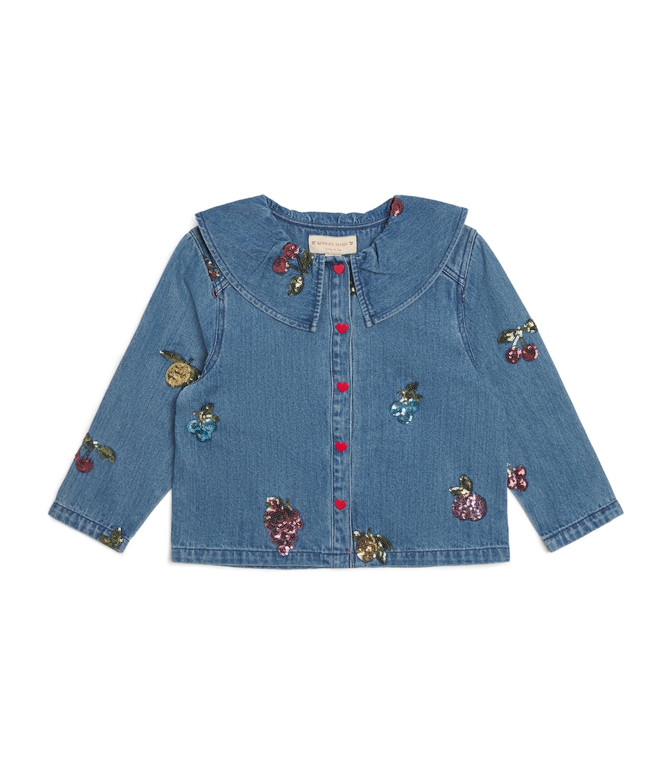 Denim Sequin-Detail Shirt (5-10 Years)