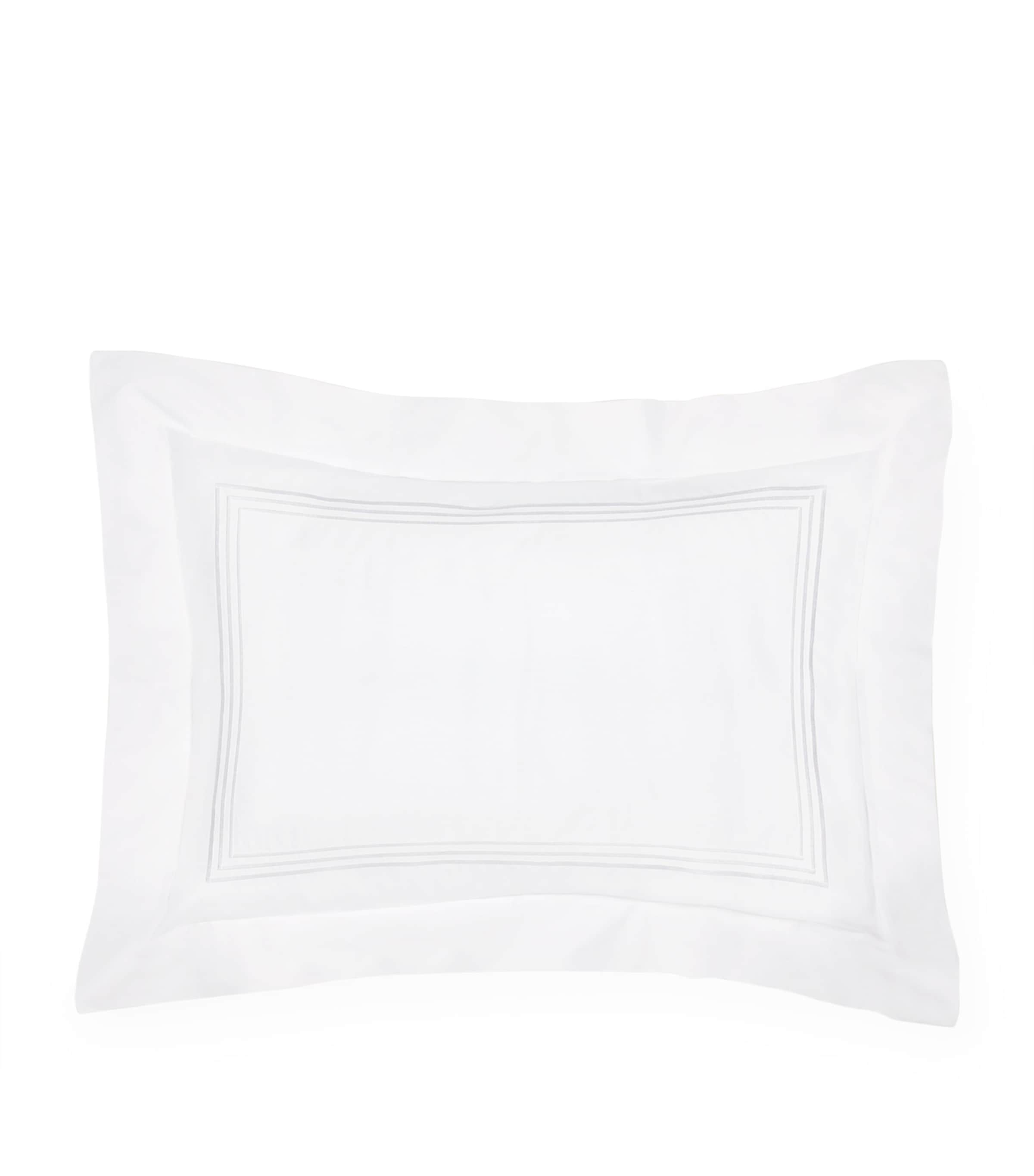 Pratesi Tre Righe Standard Pillowcase (50cm x 75cm) White/white