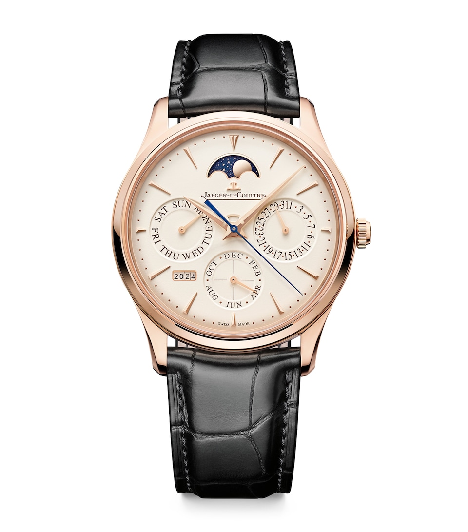 Pink Gold Master Ultra Thin Perpetual Calendar Watch 39mm