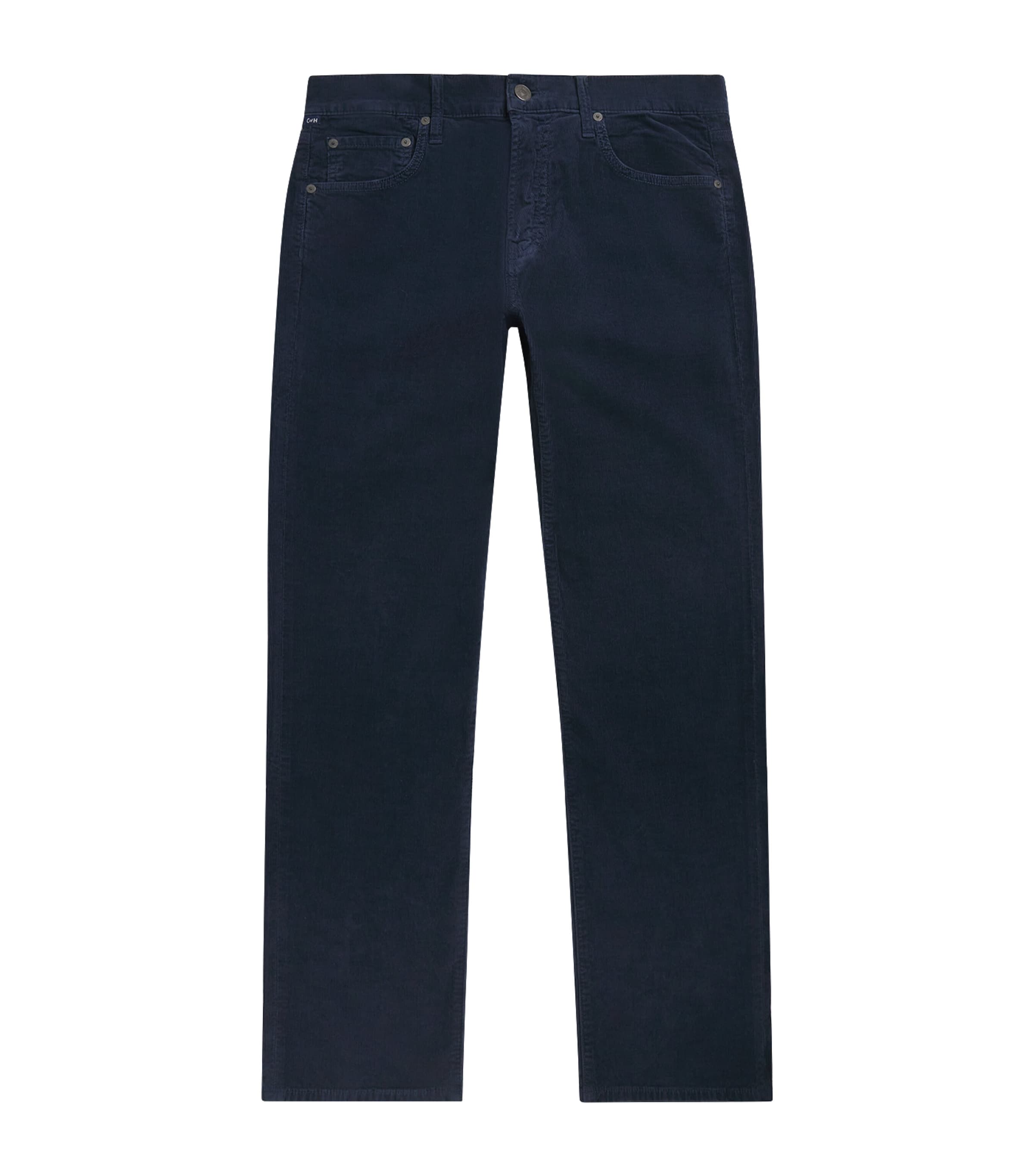 Citizens of Humanity Mens Corduroy Elijah Straight Jeans Dark Blue
