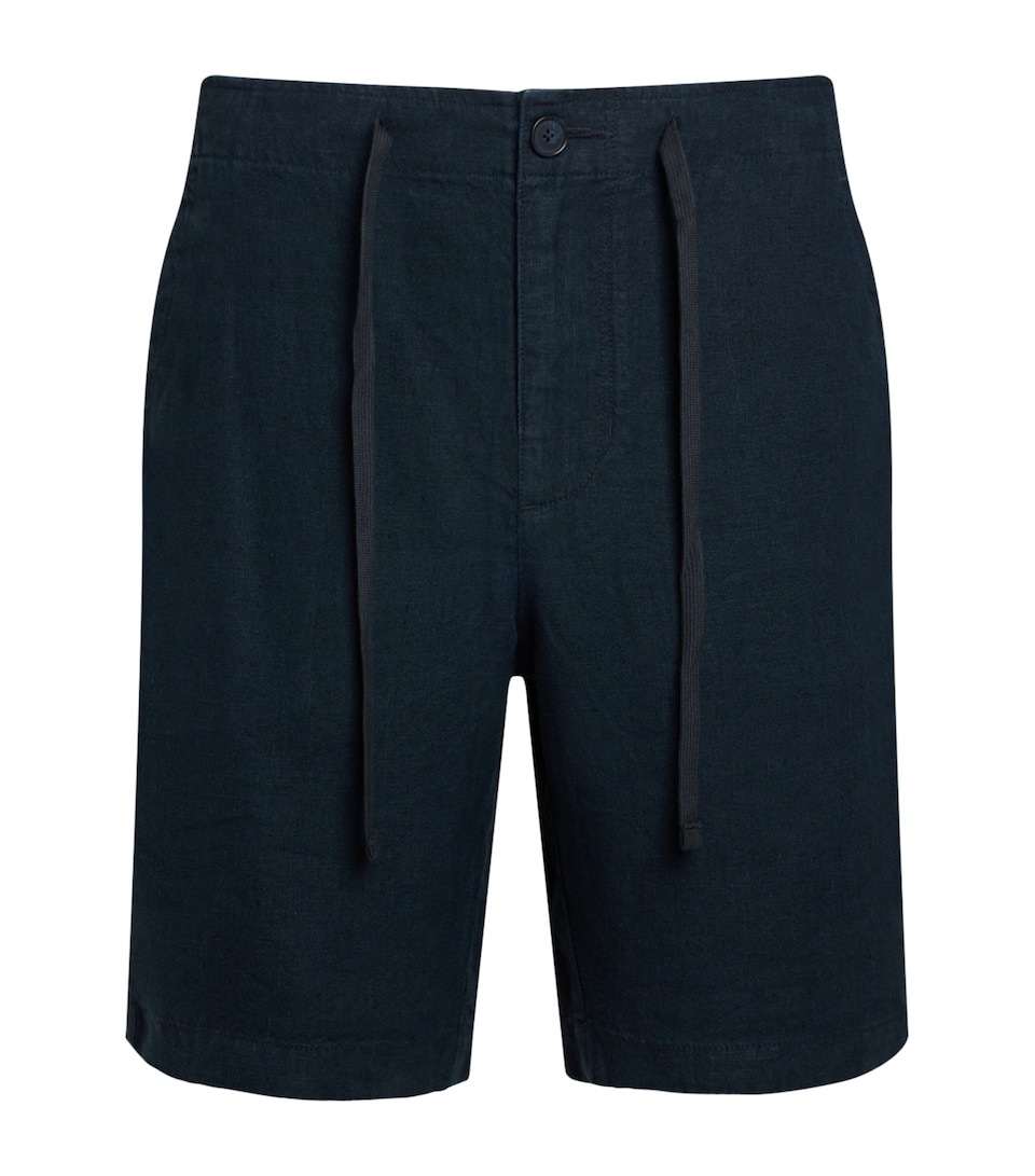 Linen Tie-Waist Shorts