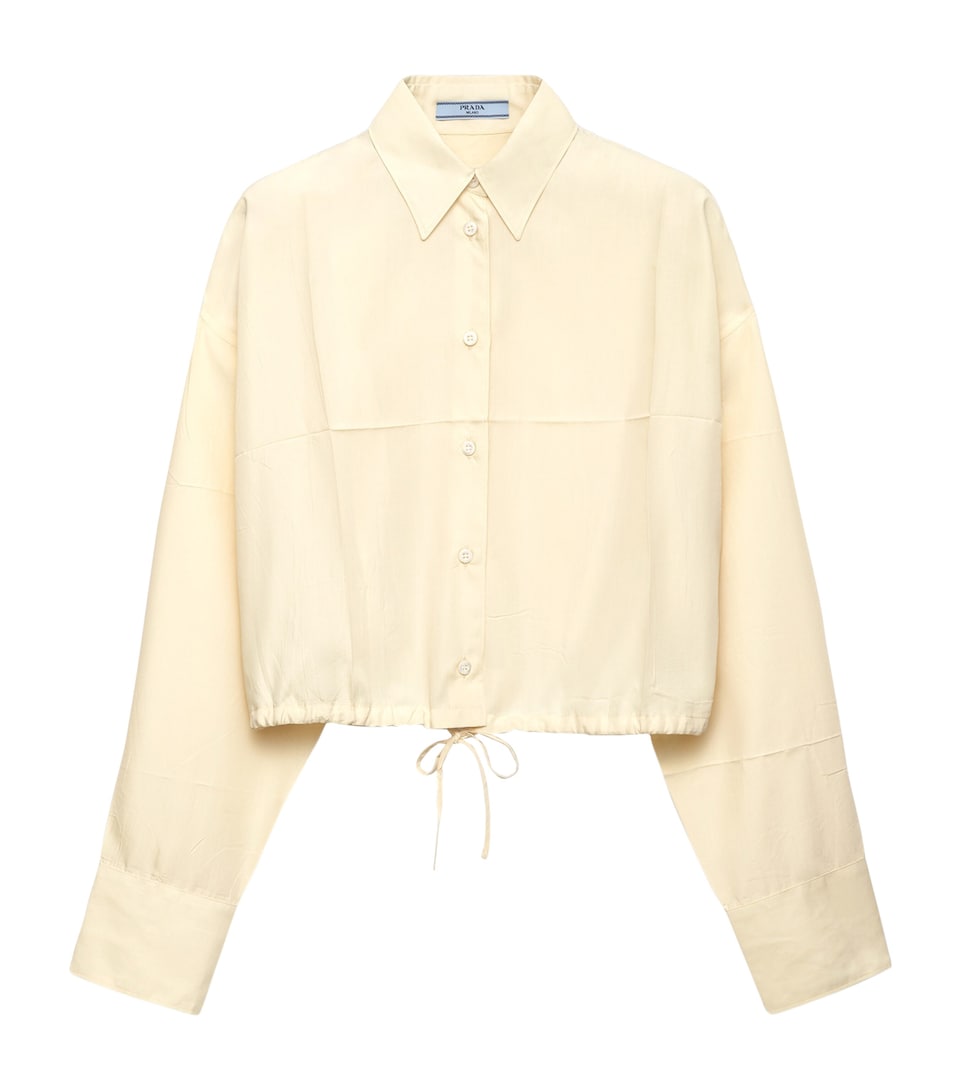 Technical Canvas Oversized Shirt