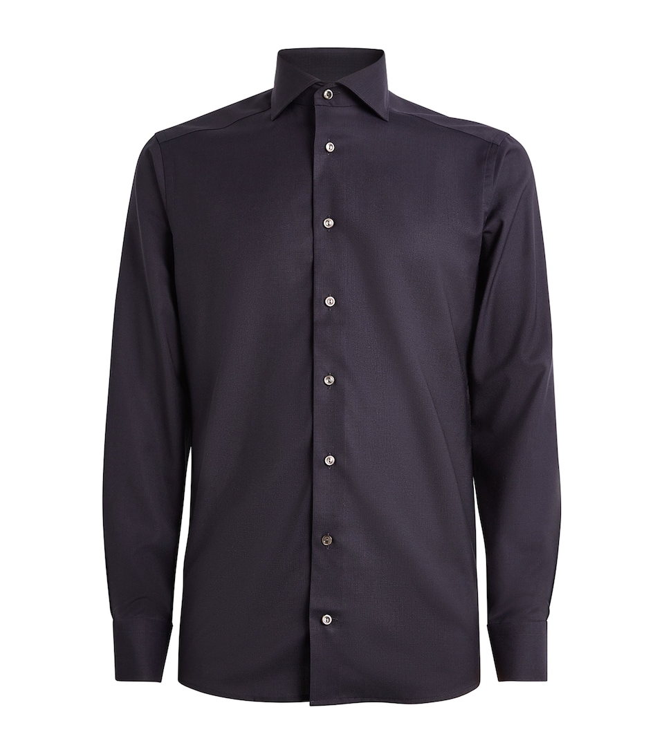 Virgin Wool-Cashmere Shirt