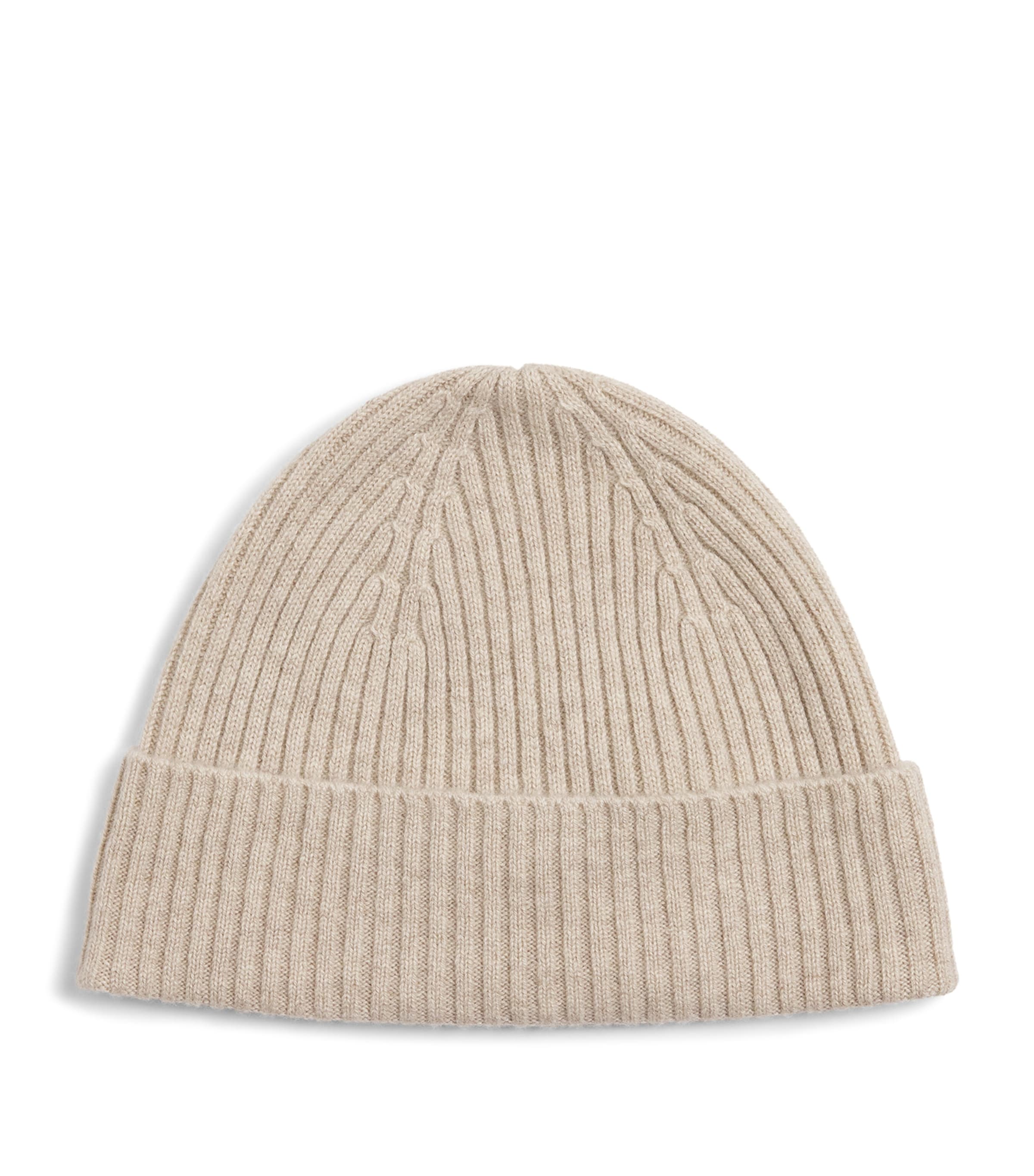 Cashmere Ribbed Beanie