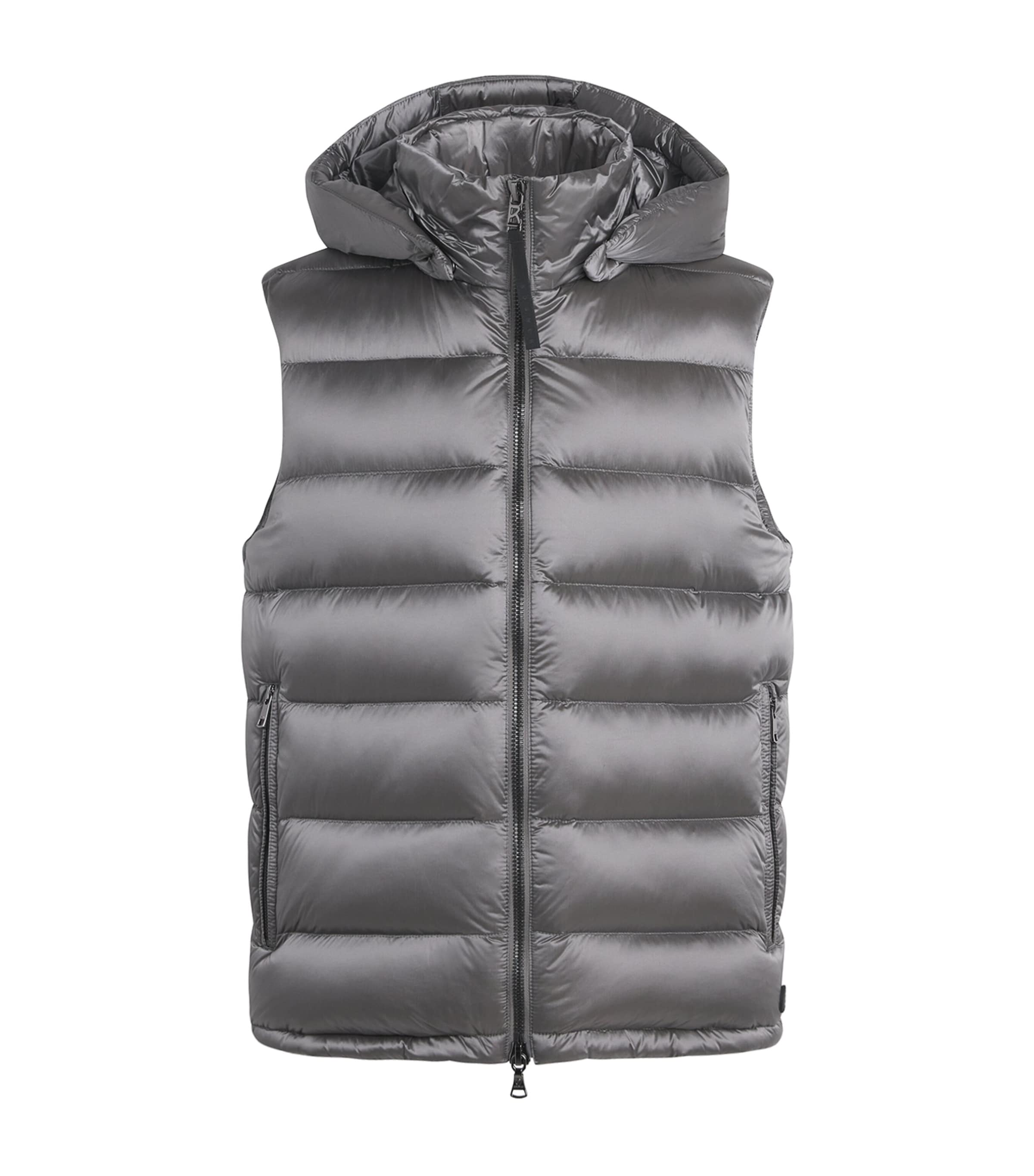 Bogner Mens Quilted Down Holger Gilet Grey Melang