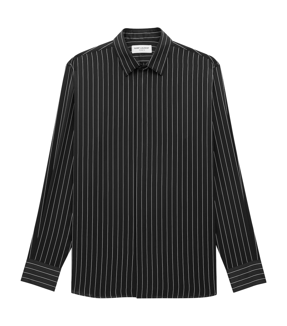 Silk Pinstripe Shirt