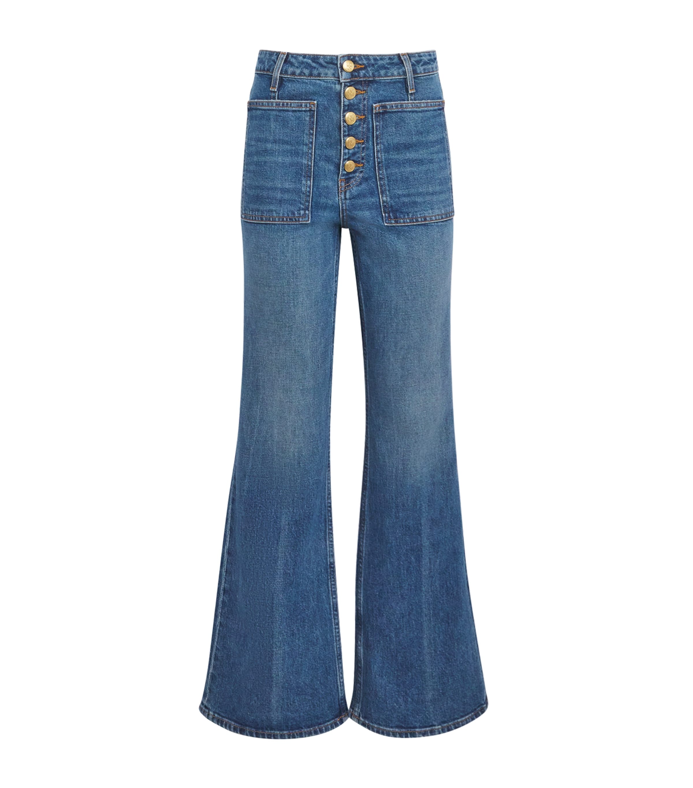 The Lou High-Rise Flared Jeans