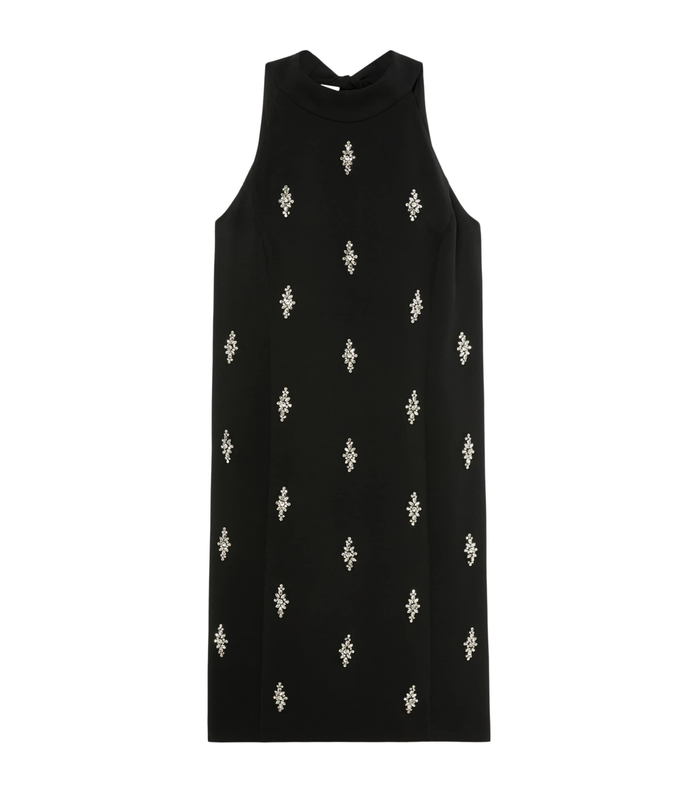 Marina Rinaldi Womens Embellished Midi Dress Black