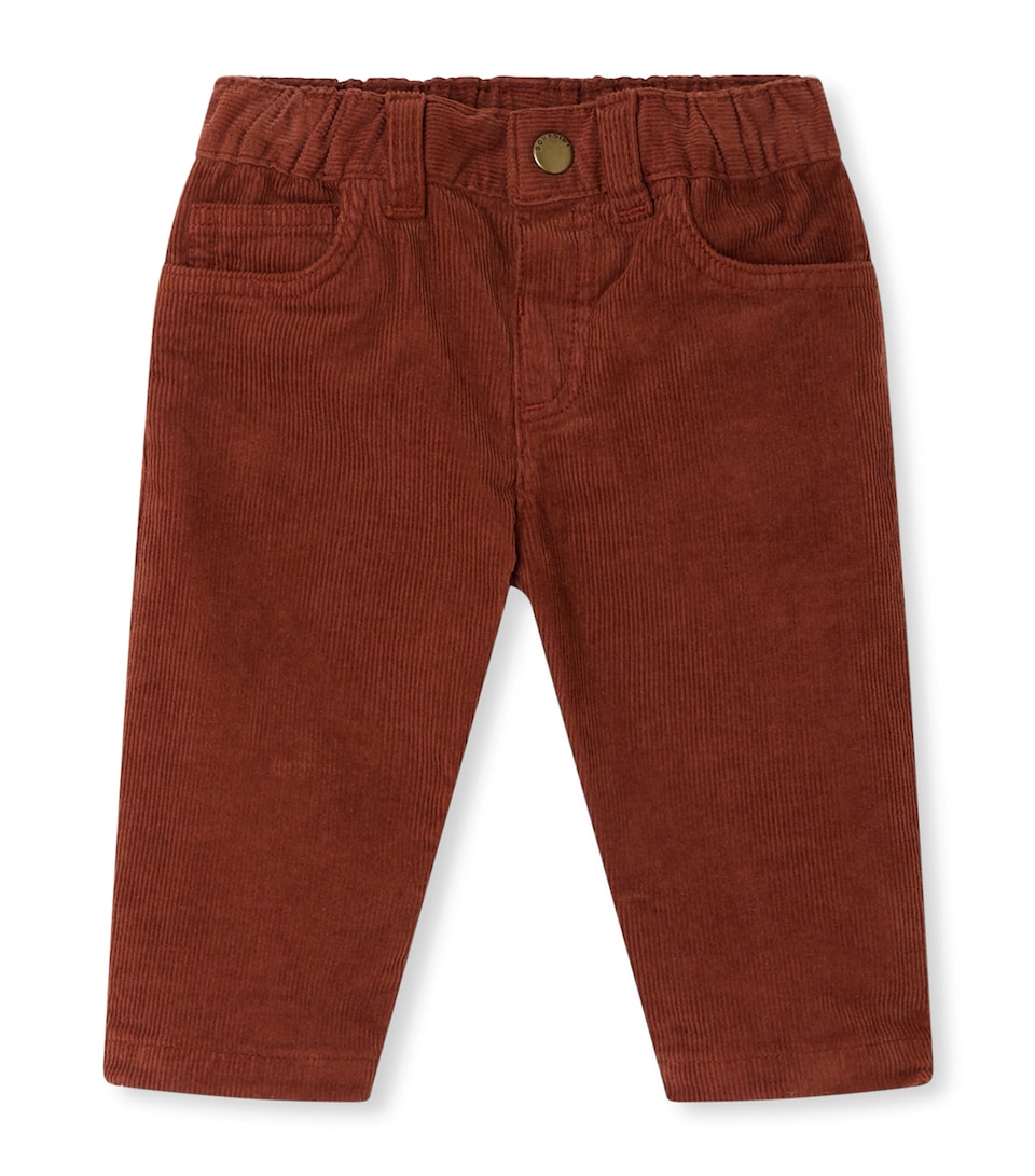 Bonpoint Cotton Corduroy Trousers (6-18 Months) Praline