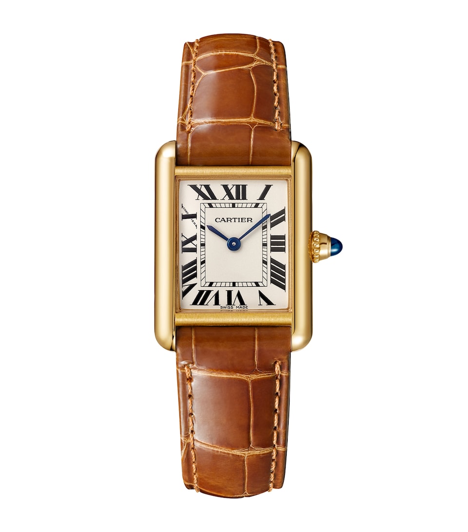 Small Yellow Gold Tank Louis Cartier Watch 22mm
