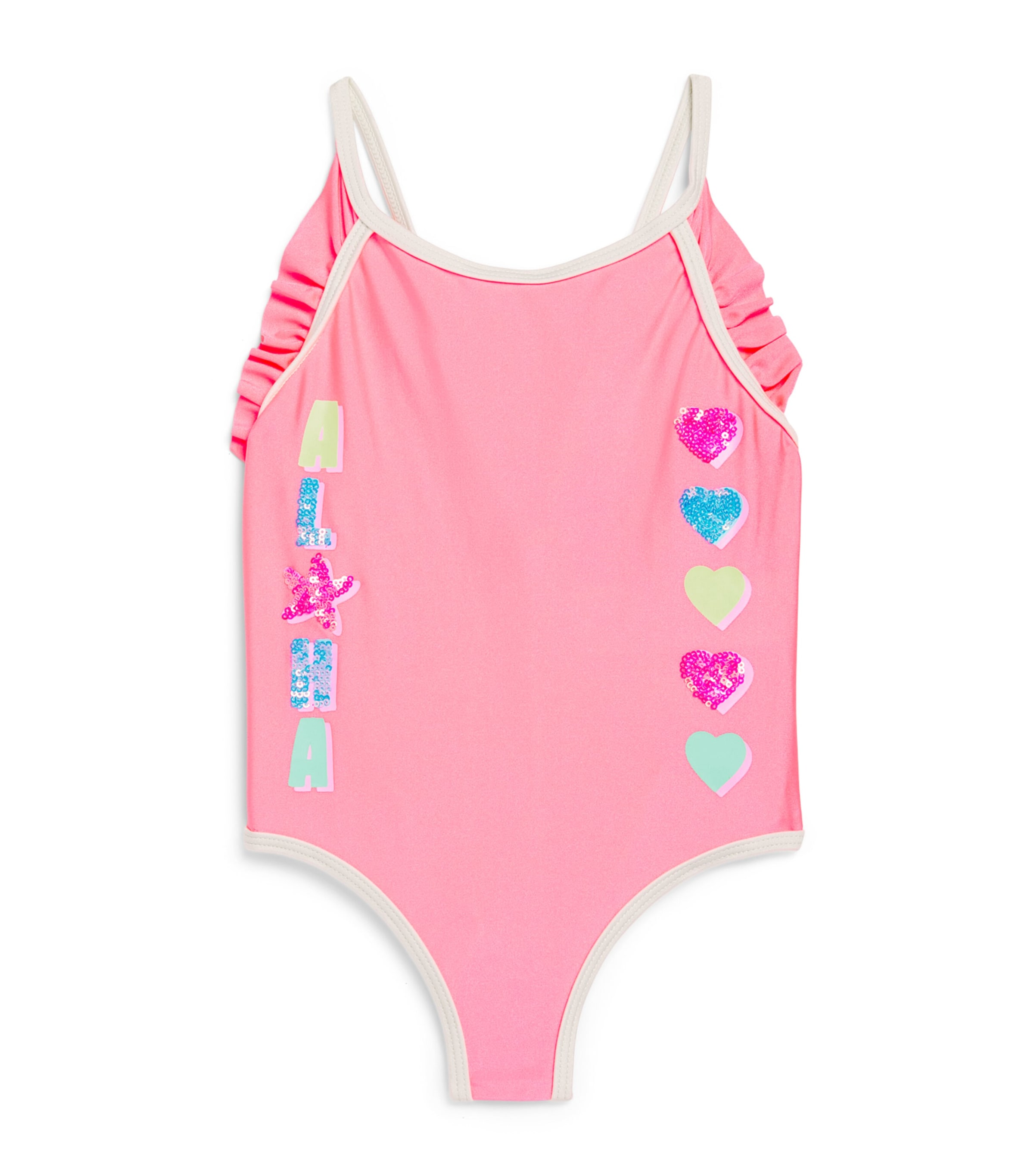Printed Sequin Swimsuit (2-10 Years)