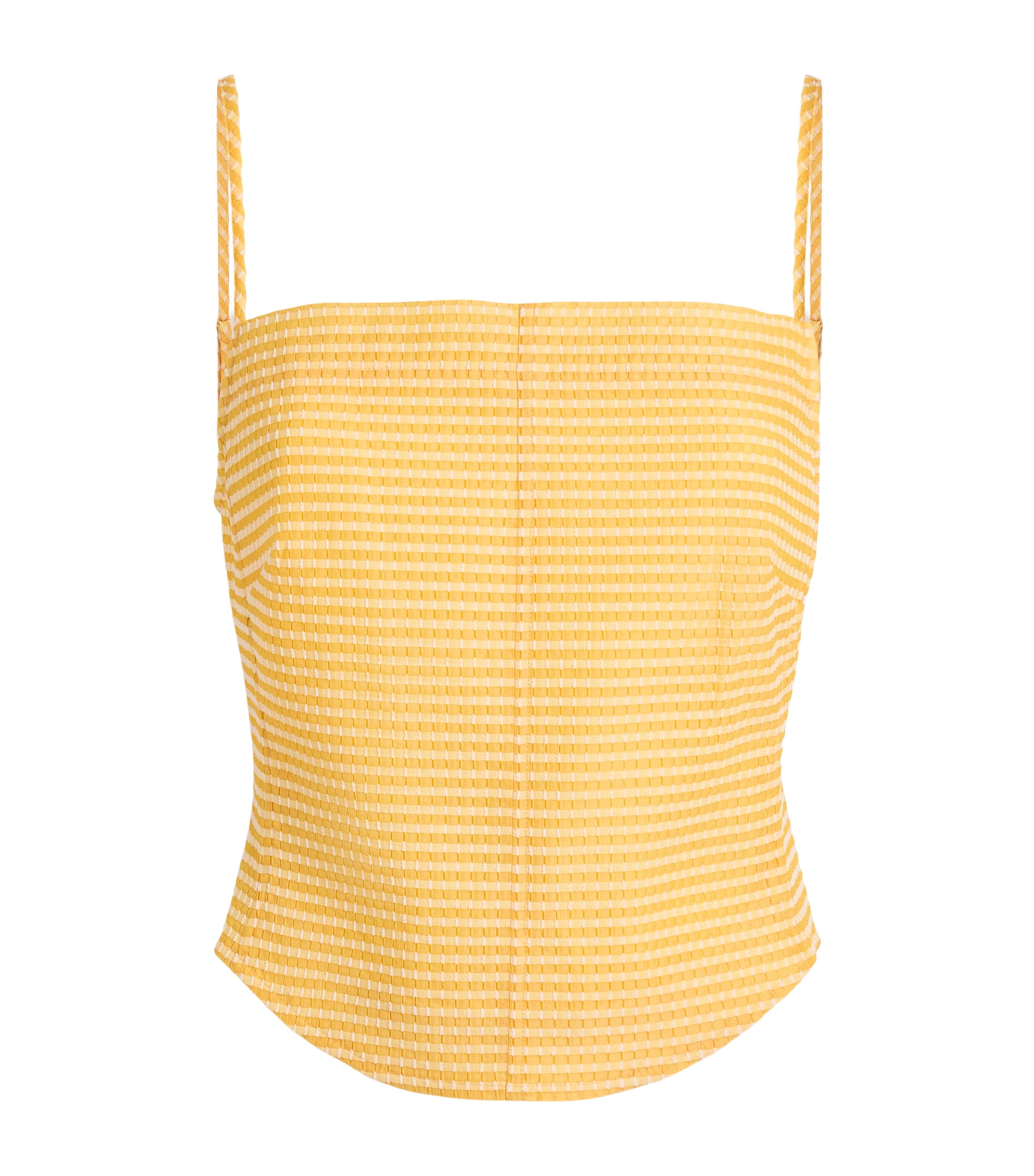 Simkhai Womens Lenora Bustier Top Mango