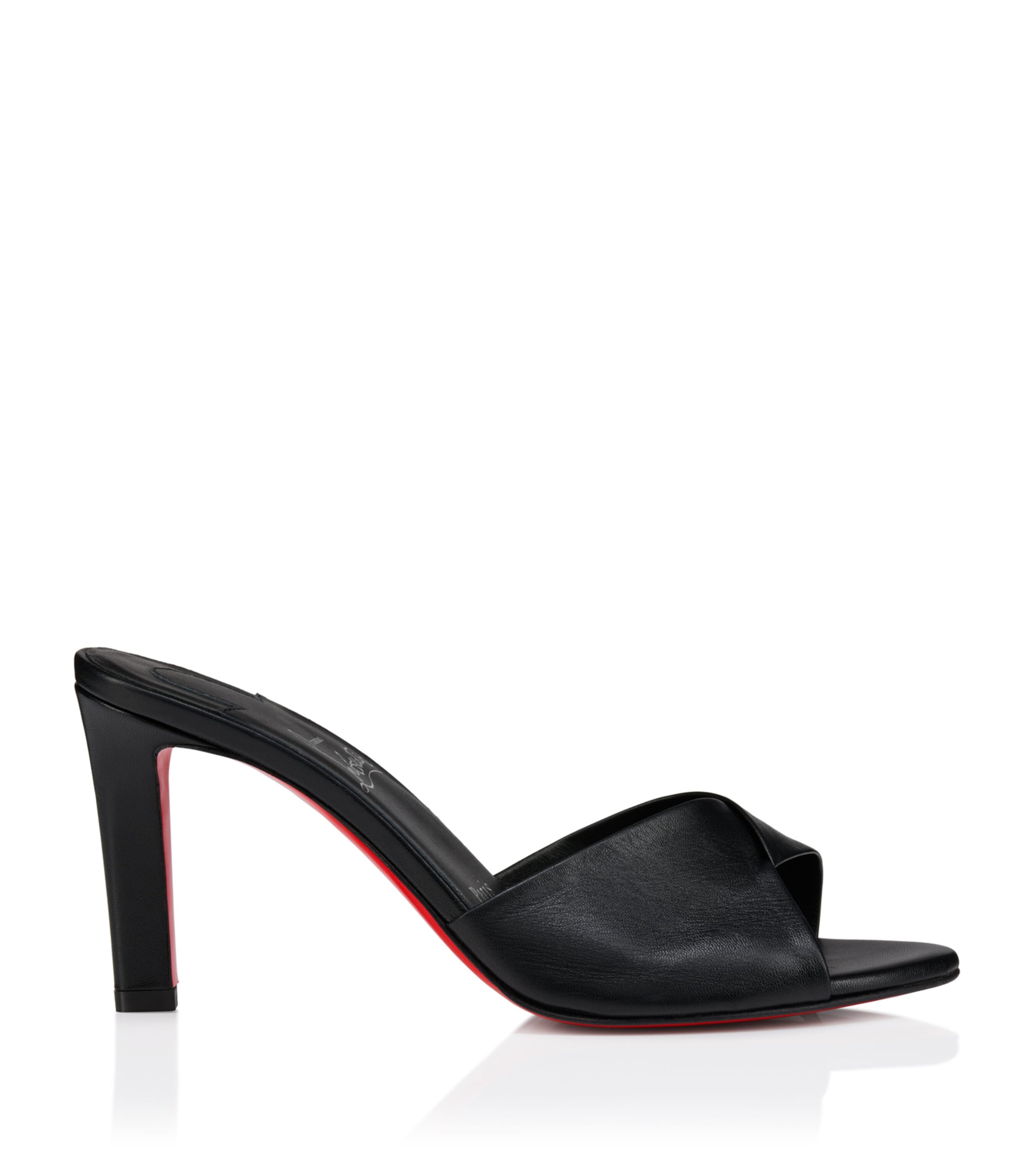 Christian Louboutin Fanny Slide Leather Heeled Mules 85