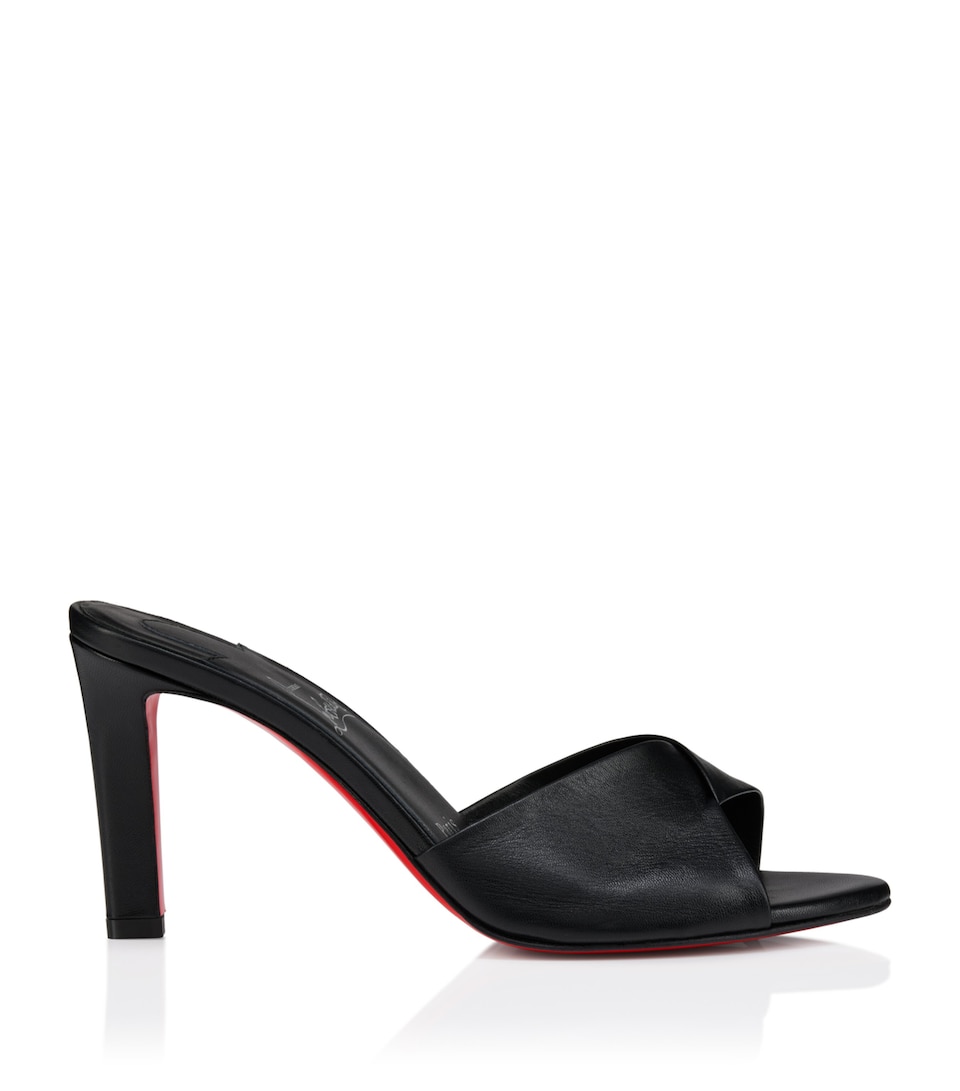 Christian Louboutin Fanny Slide Leather Heeled Mules 85
