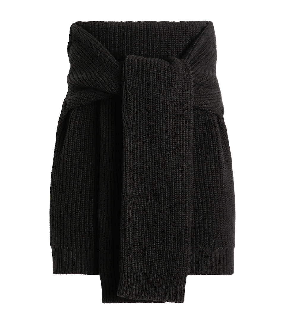 Virgin Wool Mini Skirt