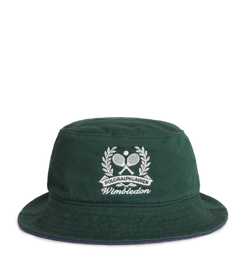 x Wimbledon Embroidered Bucket Hat