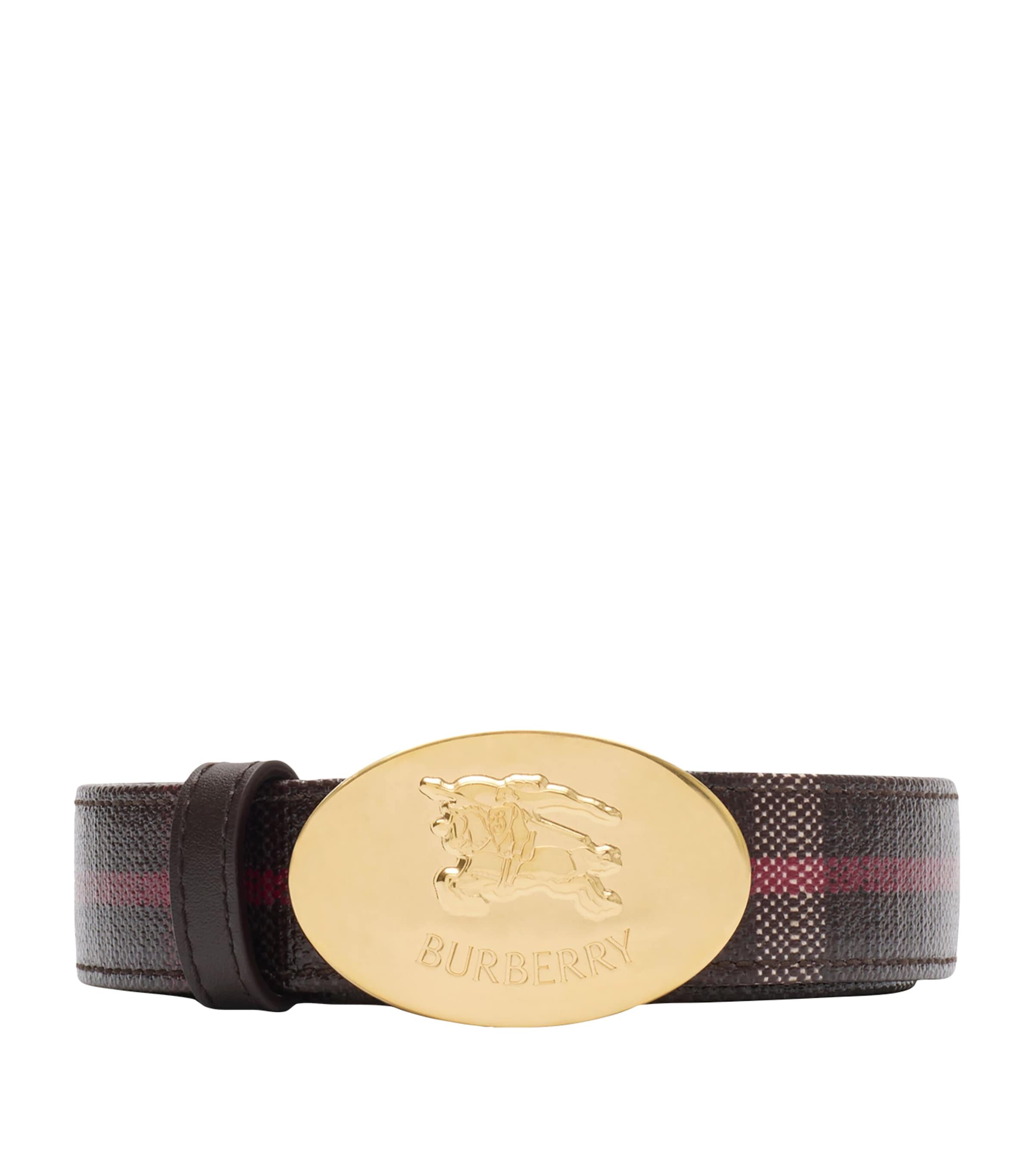 Leather EKD Stamp Reversible Belt