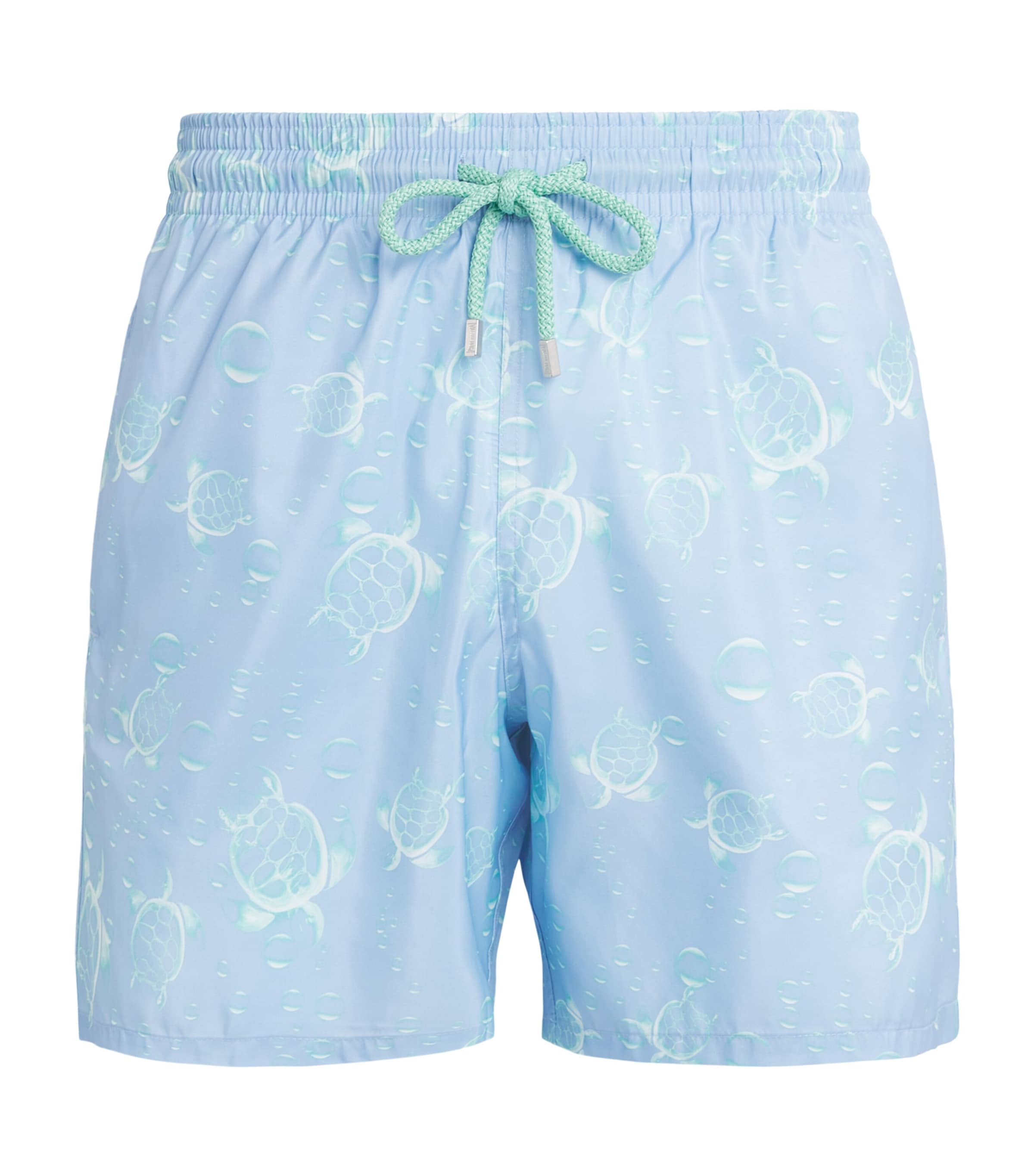 Vilebrequin Mens Bubbles Turtles Mahina Swim Shorts Cloudy
