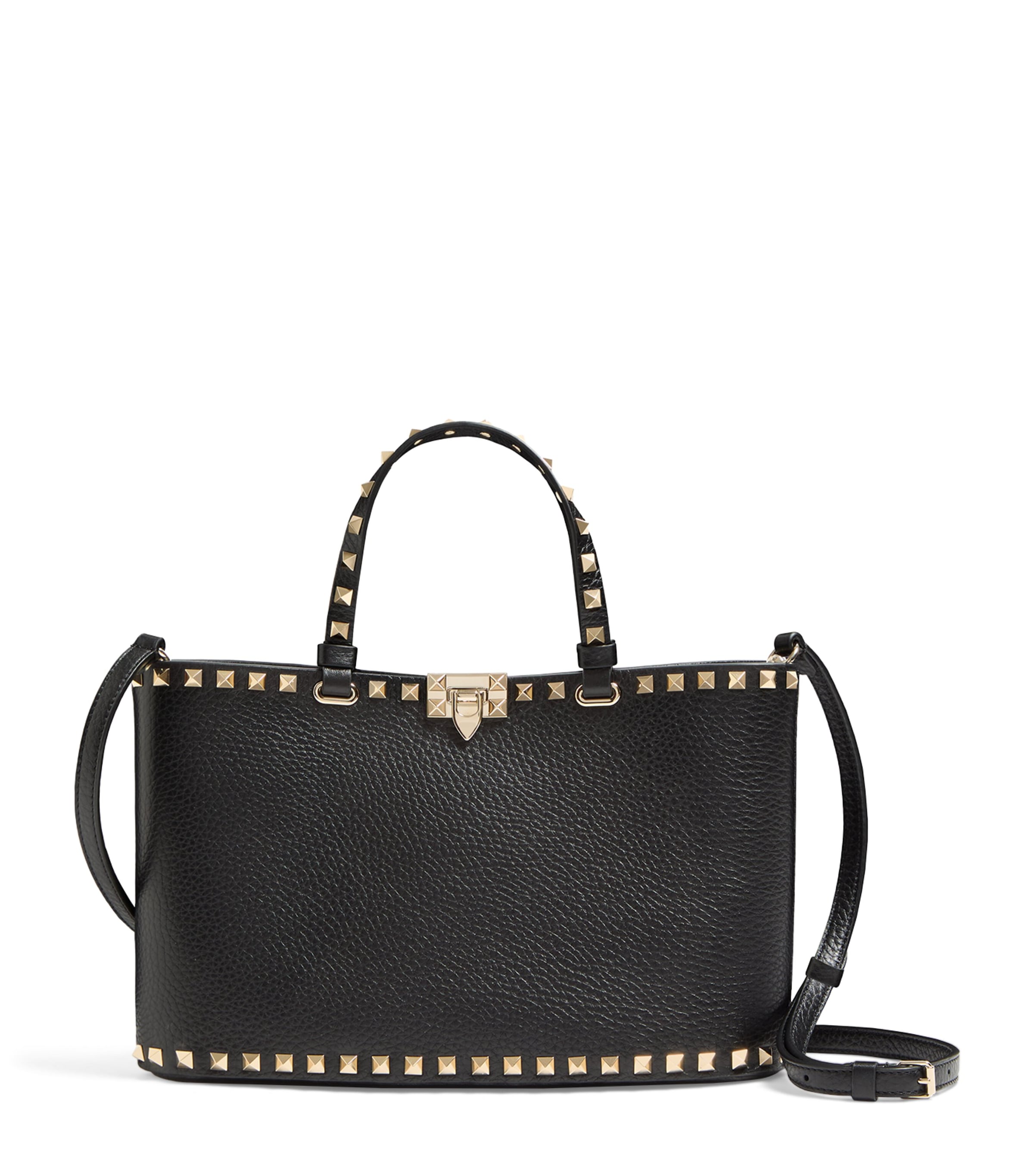 Small Leather Rockstud Cross-Body Bag