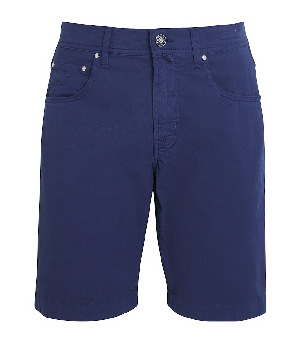 Stretch Cotton Nicolas Bermuda Shorts