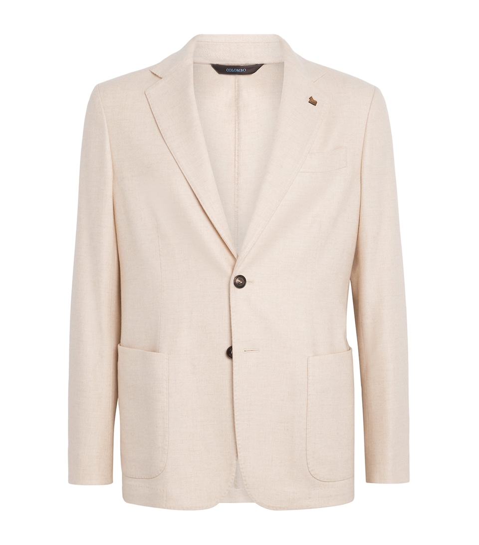 Cashmere Single-Breasted Blazer