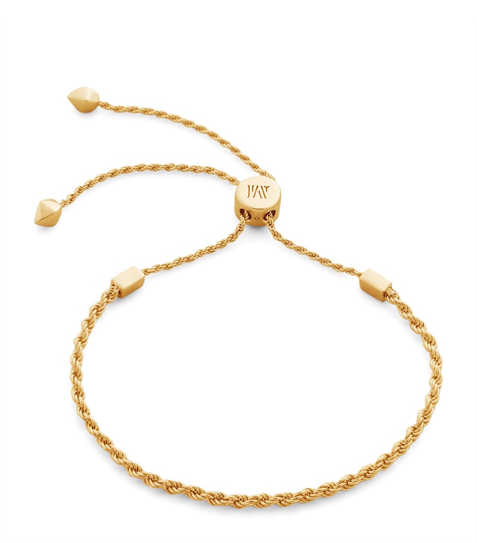 Gold Vermeil Corda Chain Friendship Bracelet