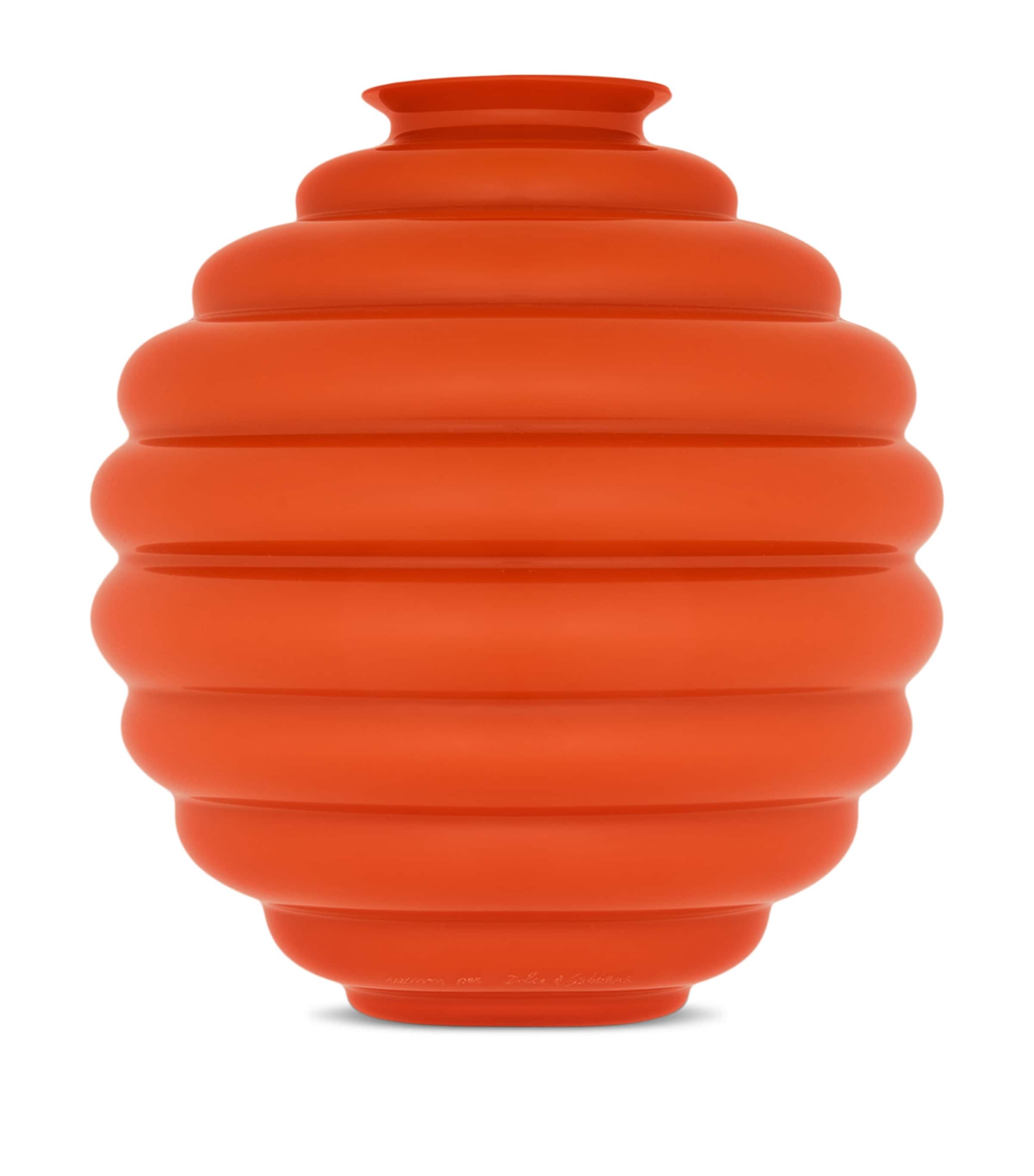 Dolce&Gabbana Casa x Venini Medium Murano Glass Déco Vase (24.5cm) Arancione/verd