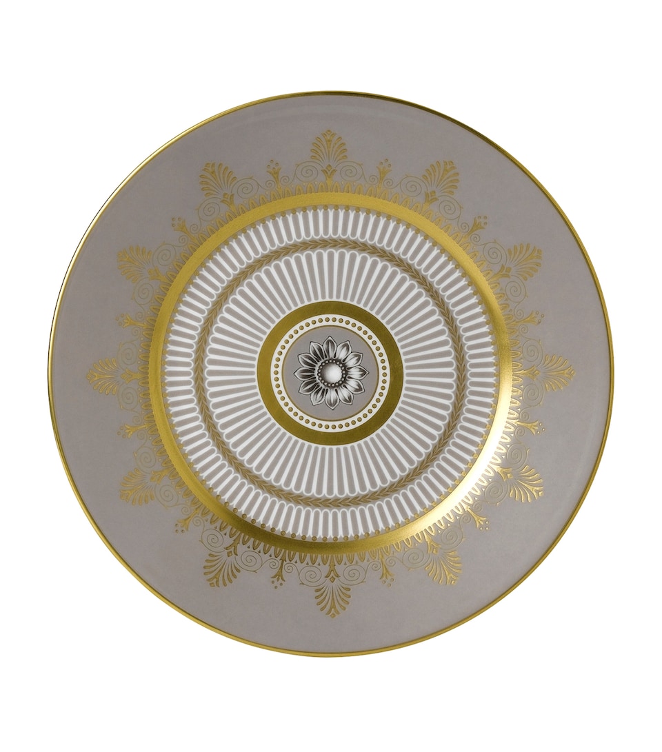 Wedgwood Anthemion Grey Plate (20.5cm) Grey