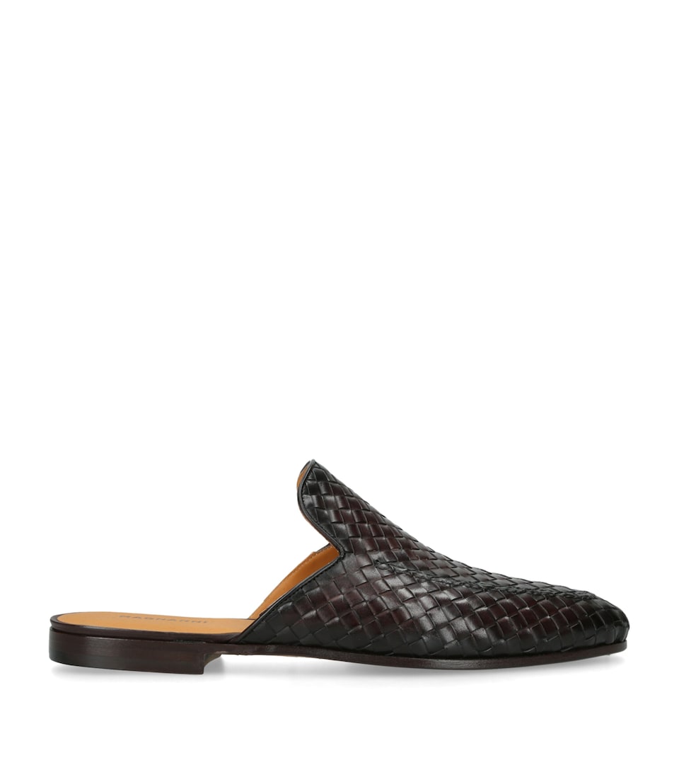 Magnanni Woven Leather Suela Slippers Brown