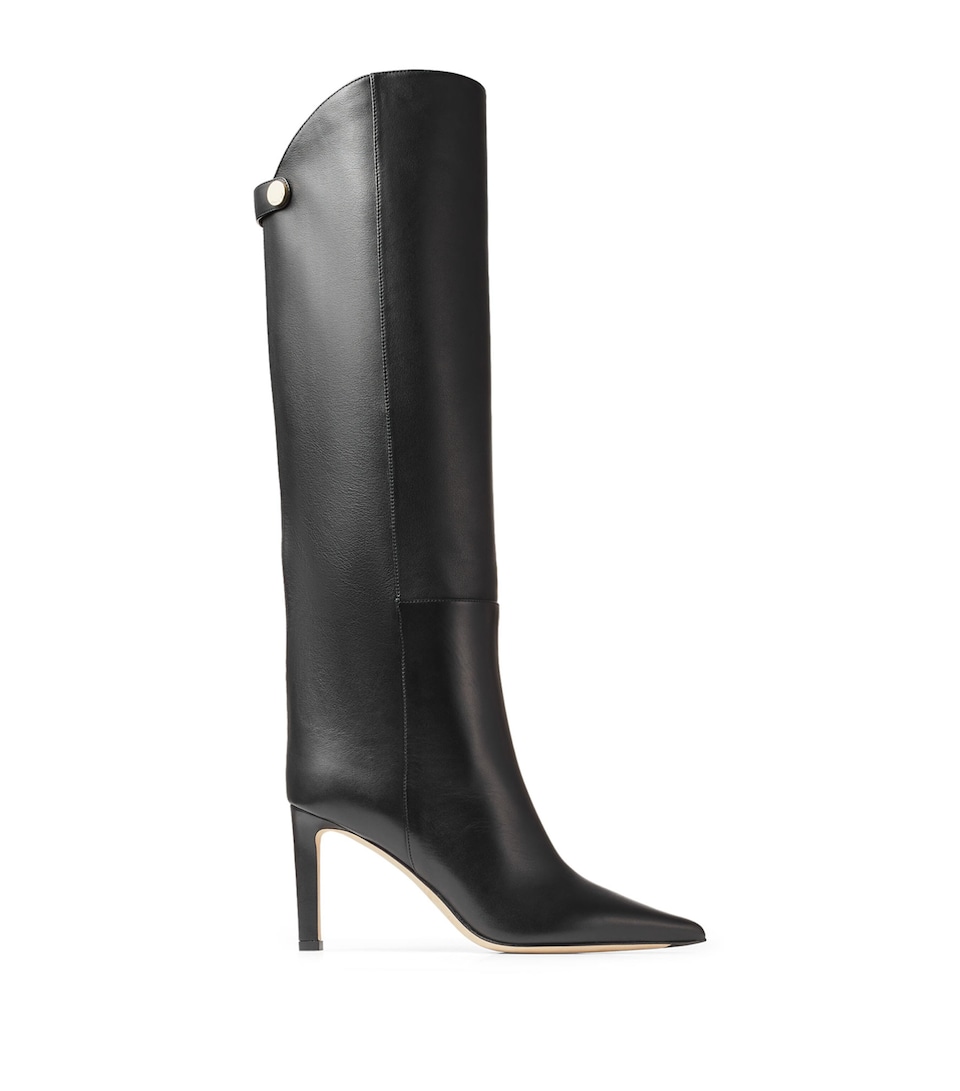 Alizze 85 Leather Knee-High Boots