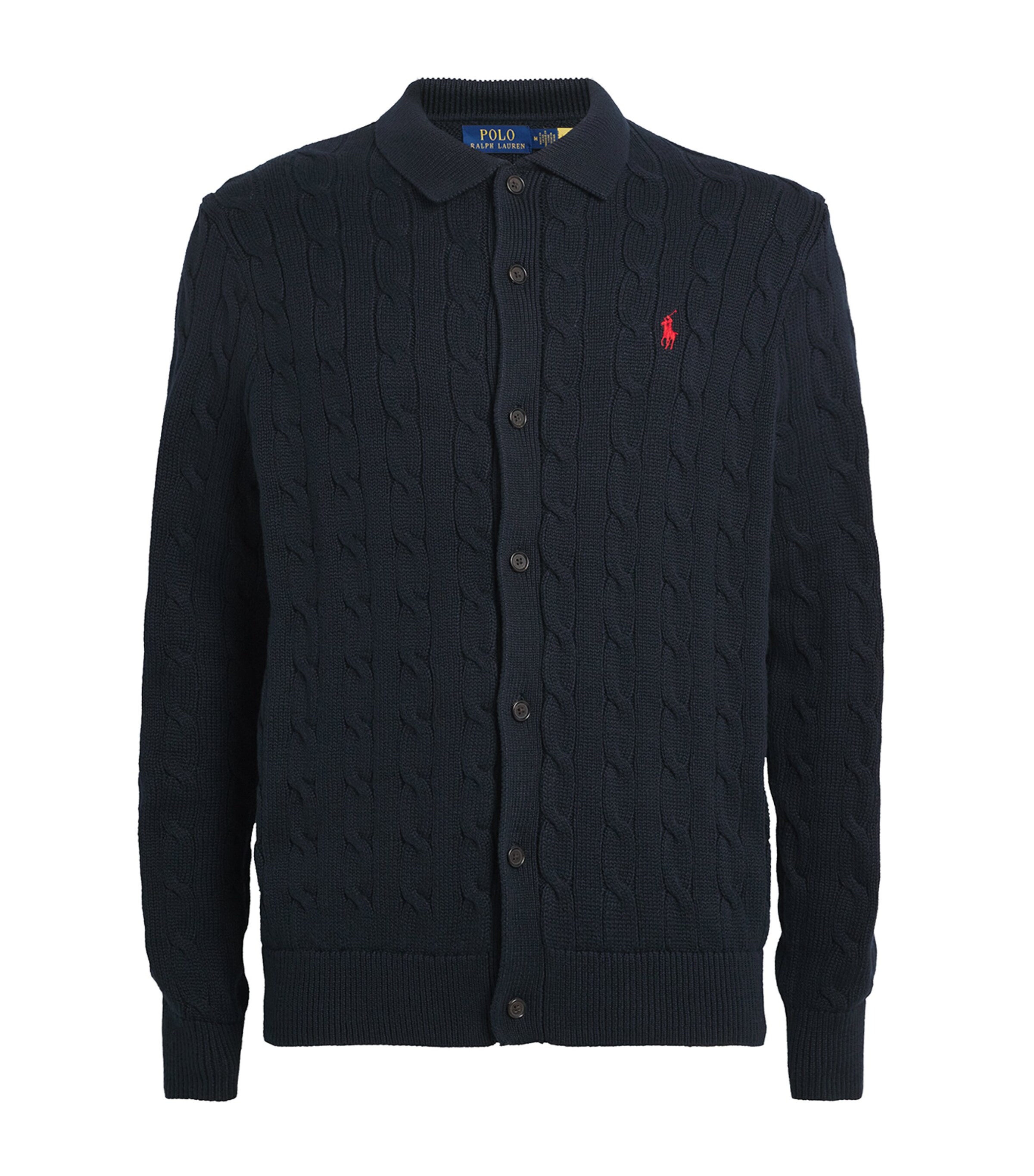 Cotton Cable-Knit Cardigan