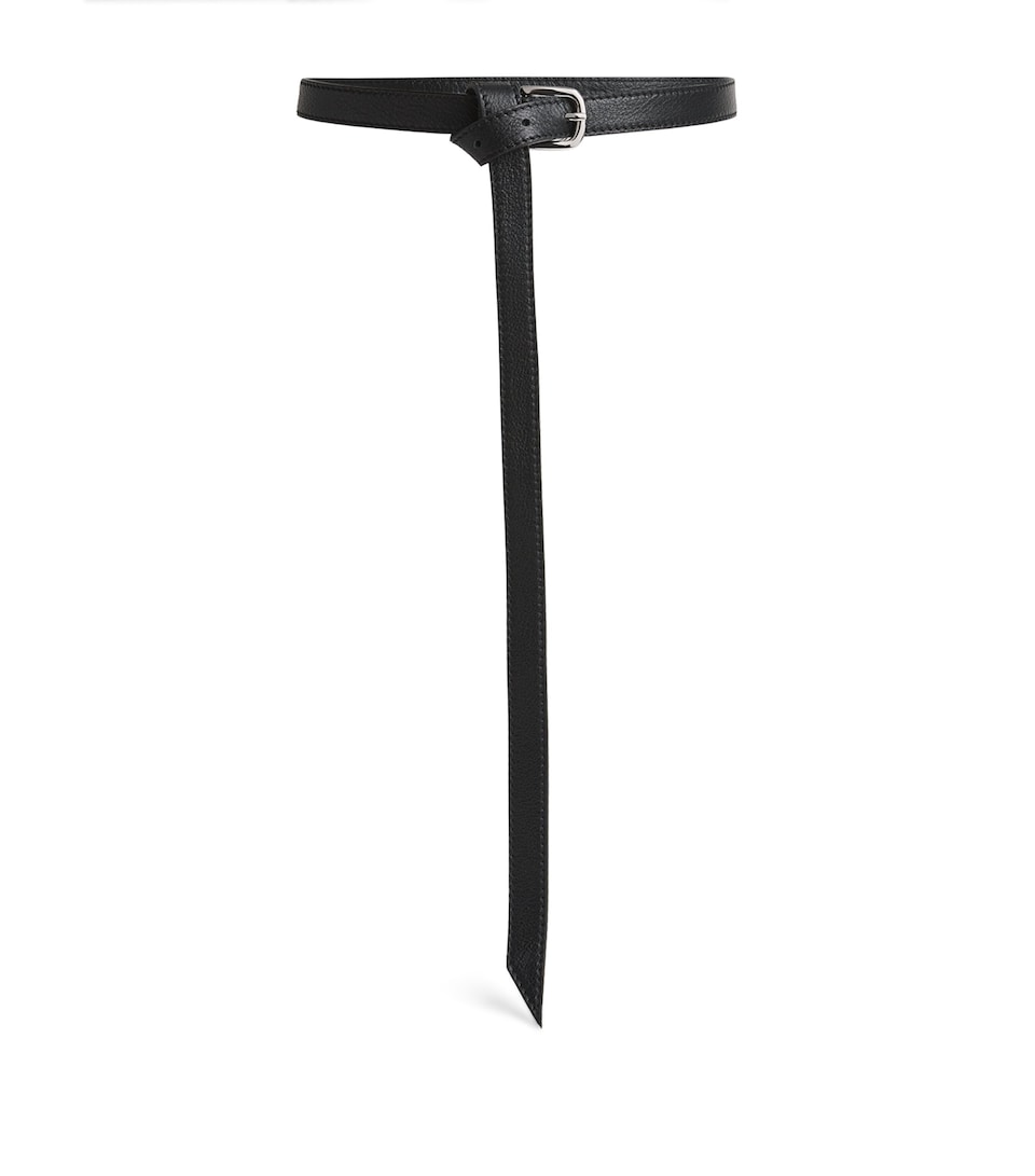 Eleventy Leather Belt Nero