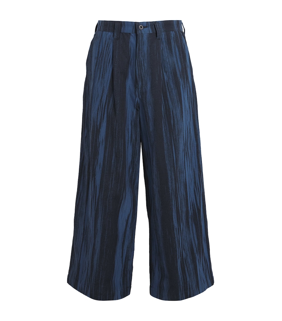 Jacquard Straight Jeans