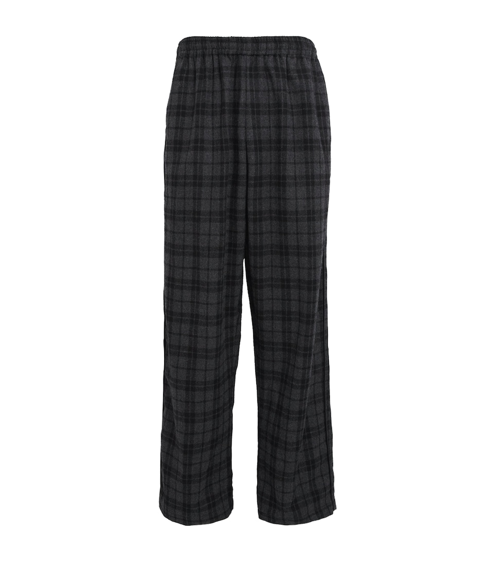 Wool-Blend Ruff Rider Trousers