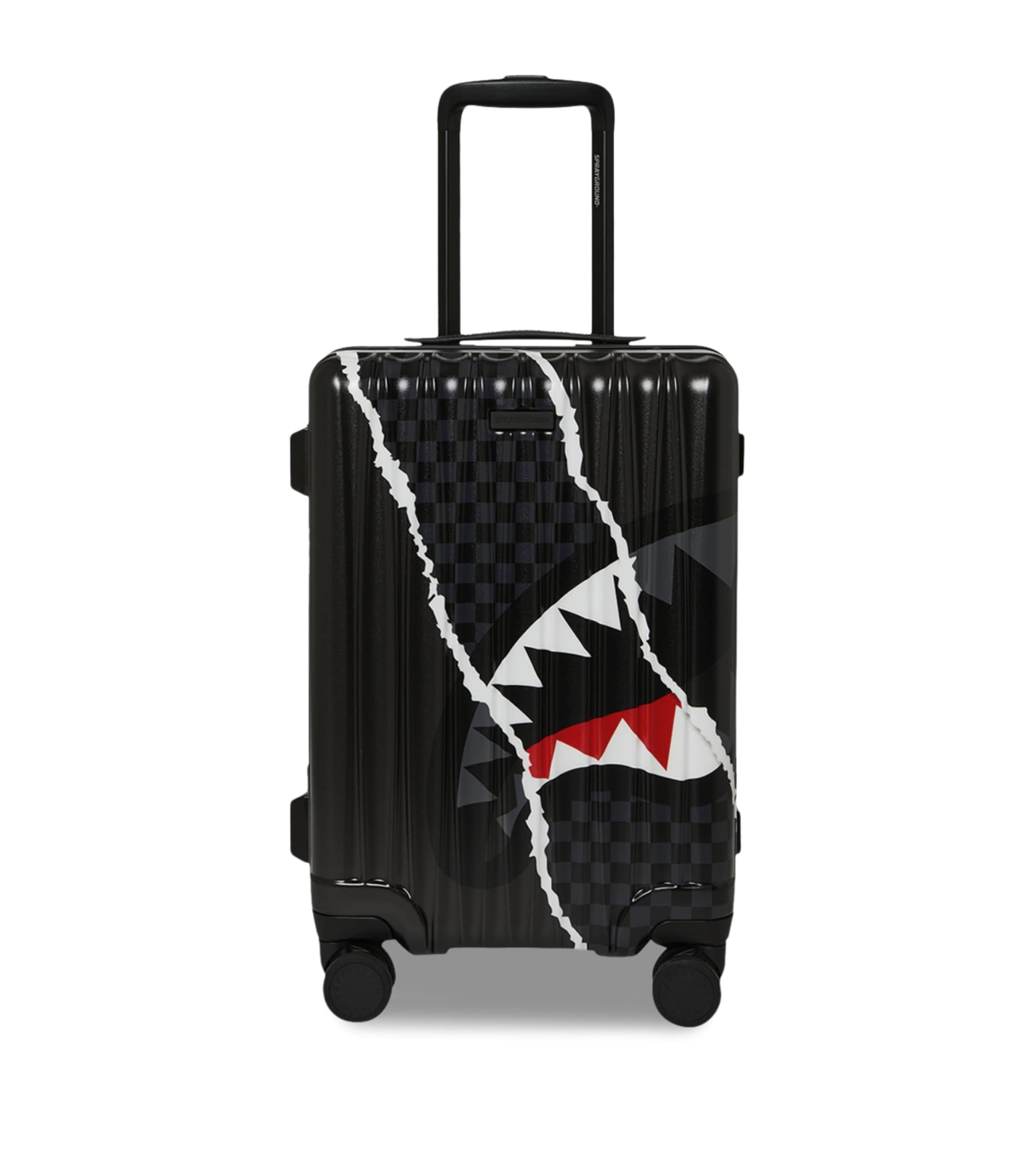 Sprayground Centre Rip Revealing Hard Cabin Suitcase (55cm) Grey