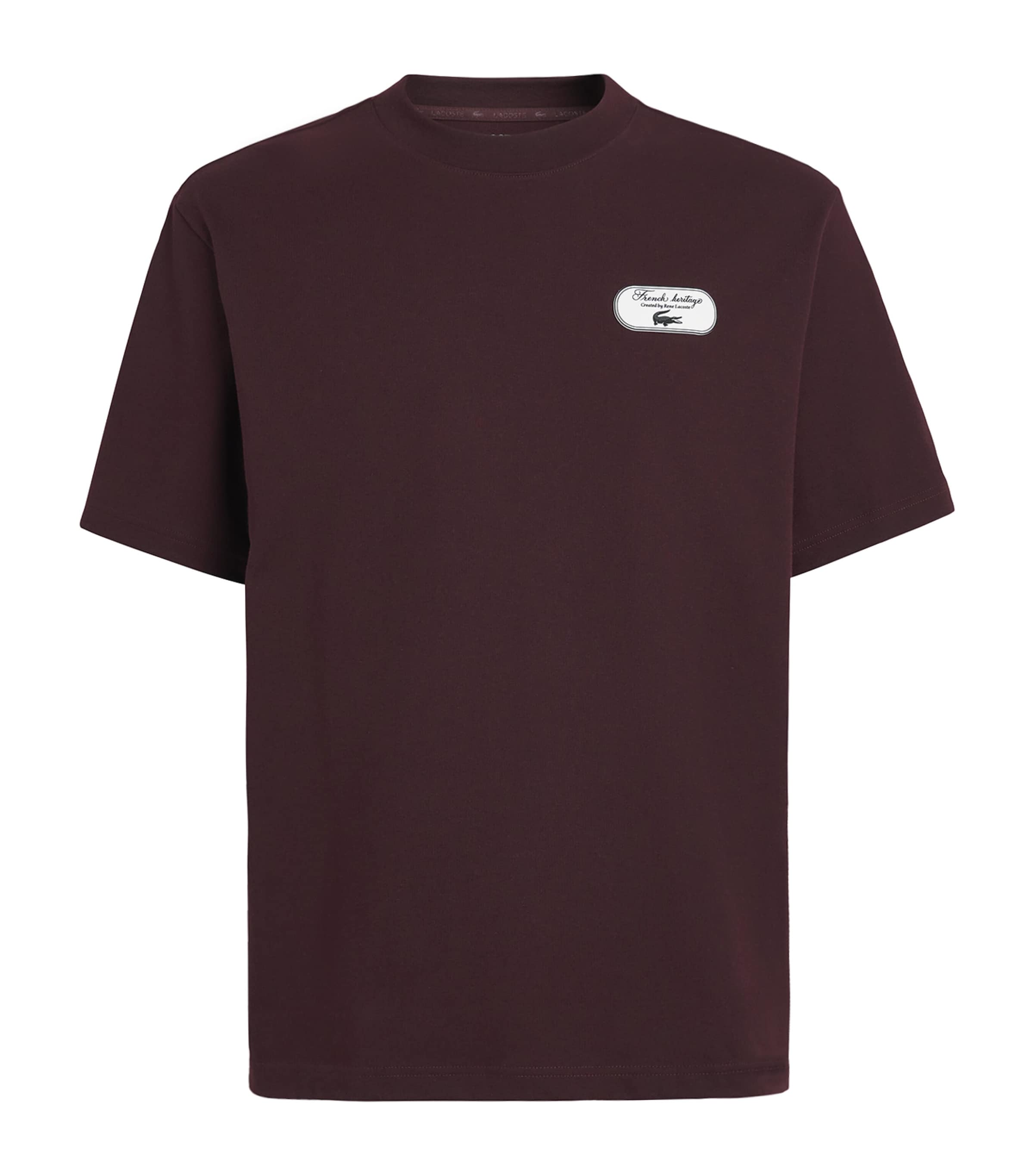 Lacoste Mens Ultra Dry Tennis Heritage Graphic T-Shirt Oxalis