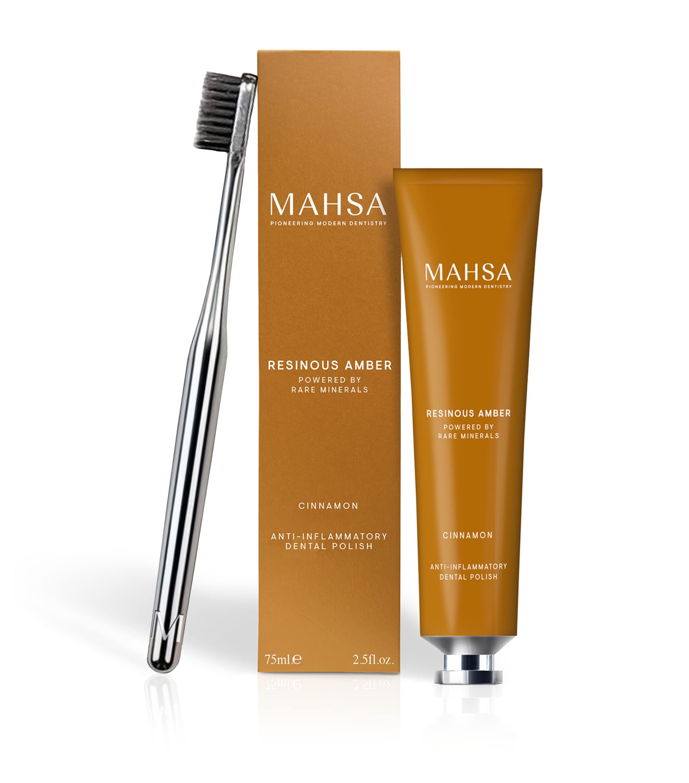 Masha Resinous Amber Anti-Inflammatory Dental Polish (75ml)