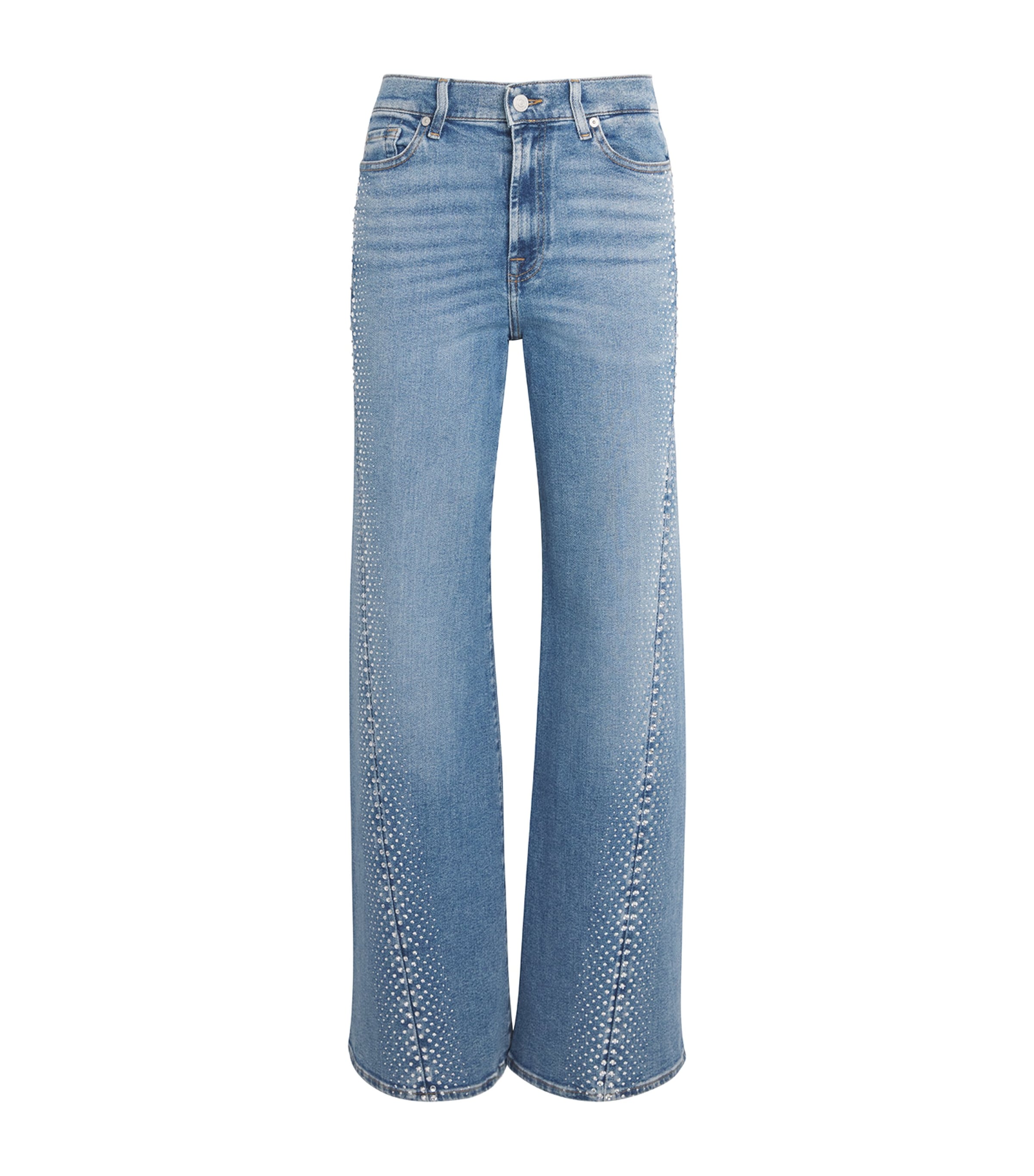 Embellished Twisted Lotta Flared Jeans