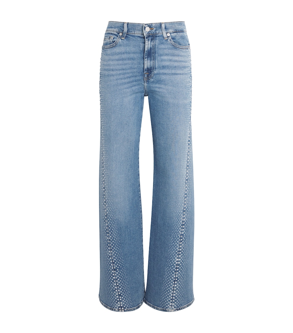 Embellished Twisted Lotta Flared Jeans