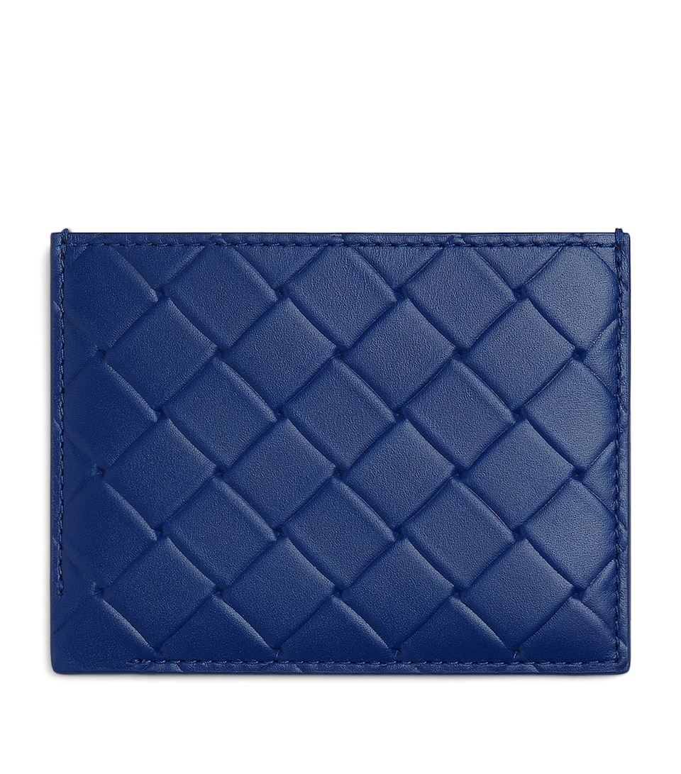 Leather Intrecciato Card Holder