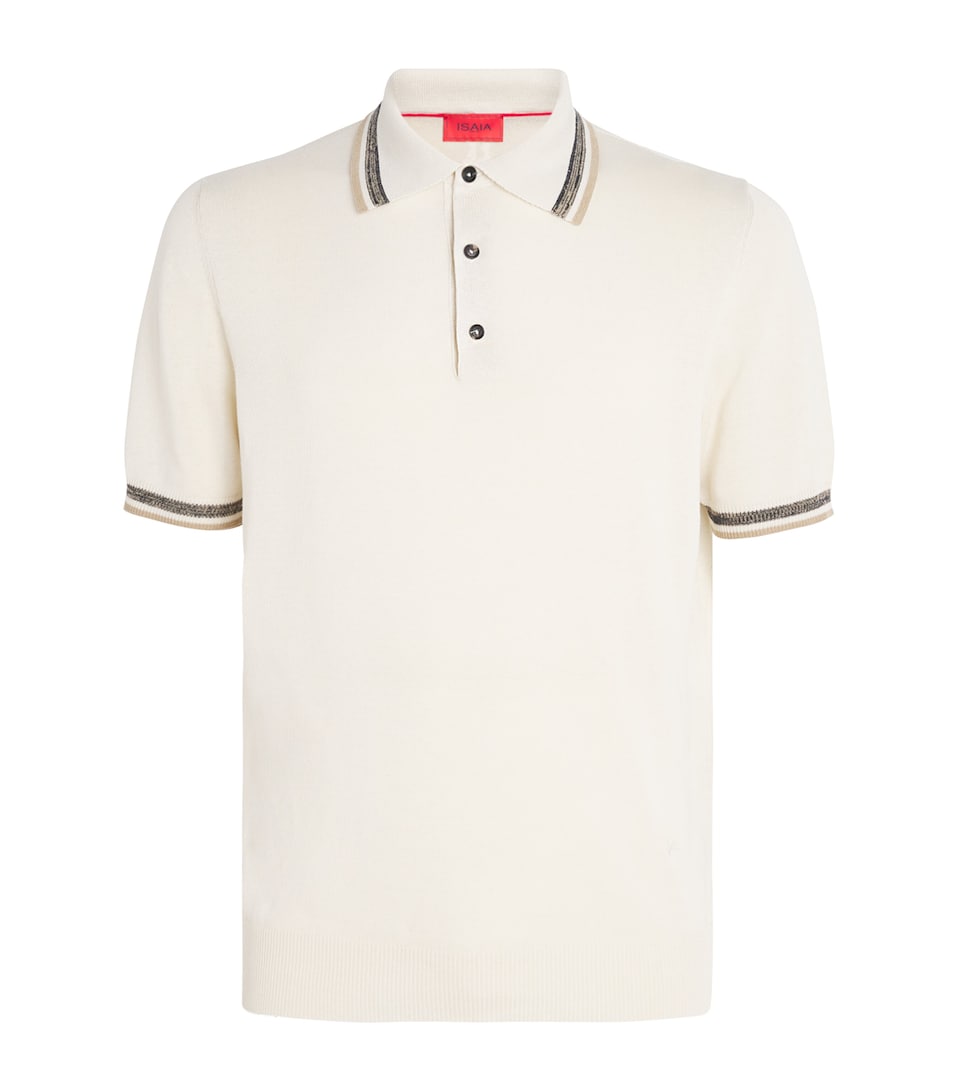 Silk-Linen Polo Shirt
