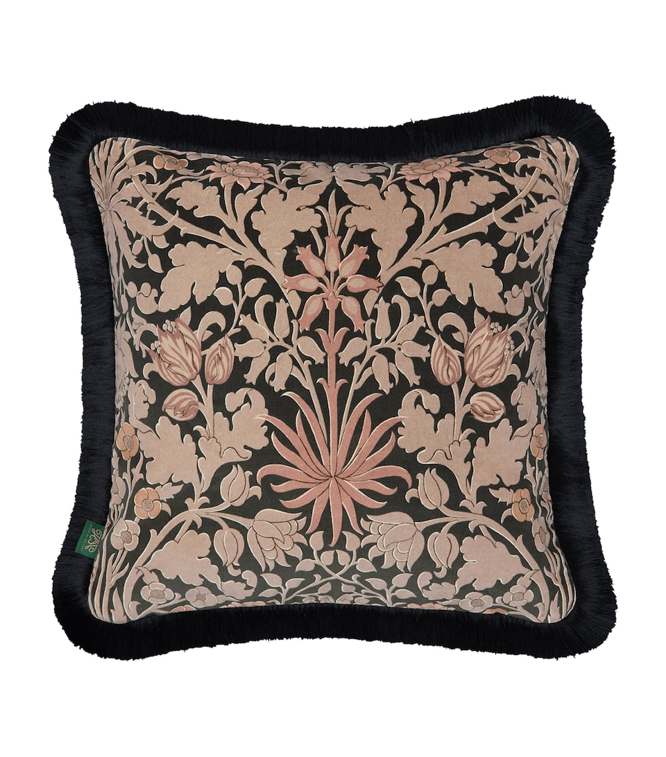 Velvet Hyacinth Novellus Fringed Cushion (45cm x 45cm)