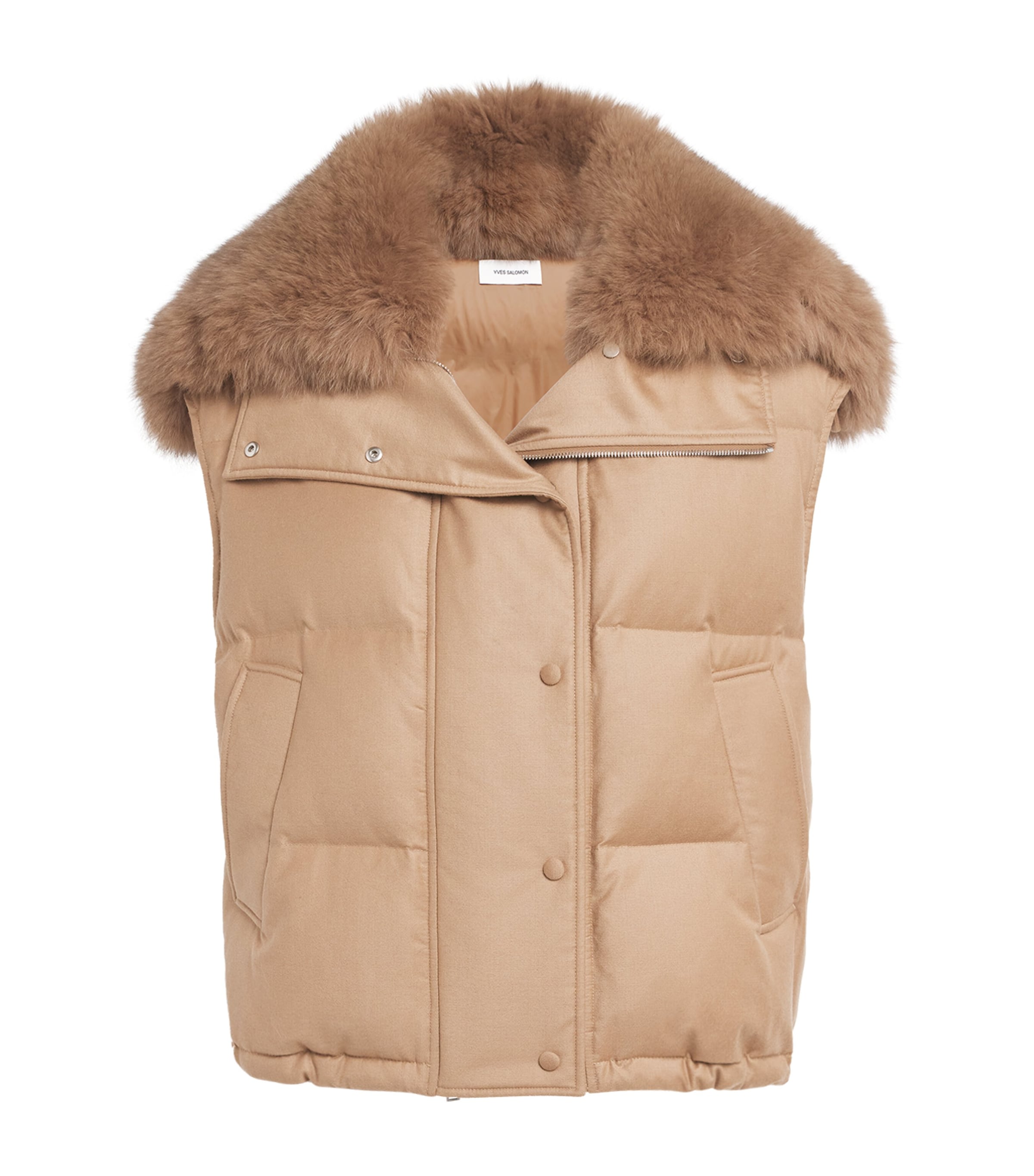 Down-Virgin Wool-Mink Gilet