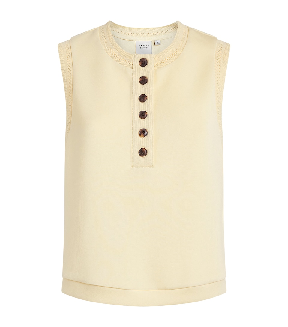 Varley Womens Marla Tank Sweater Vest Anise Flower