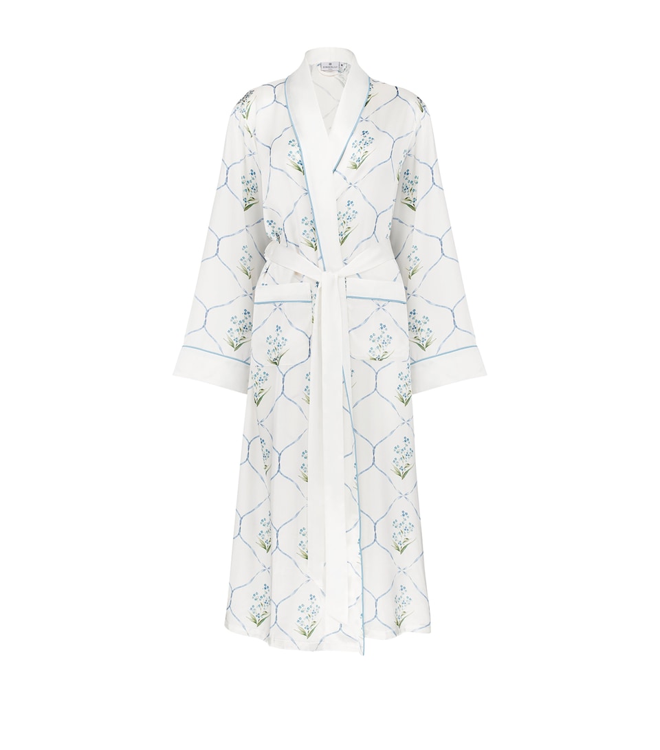 x Memo Press Silk Floral Robe (Large)