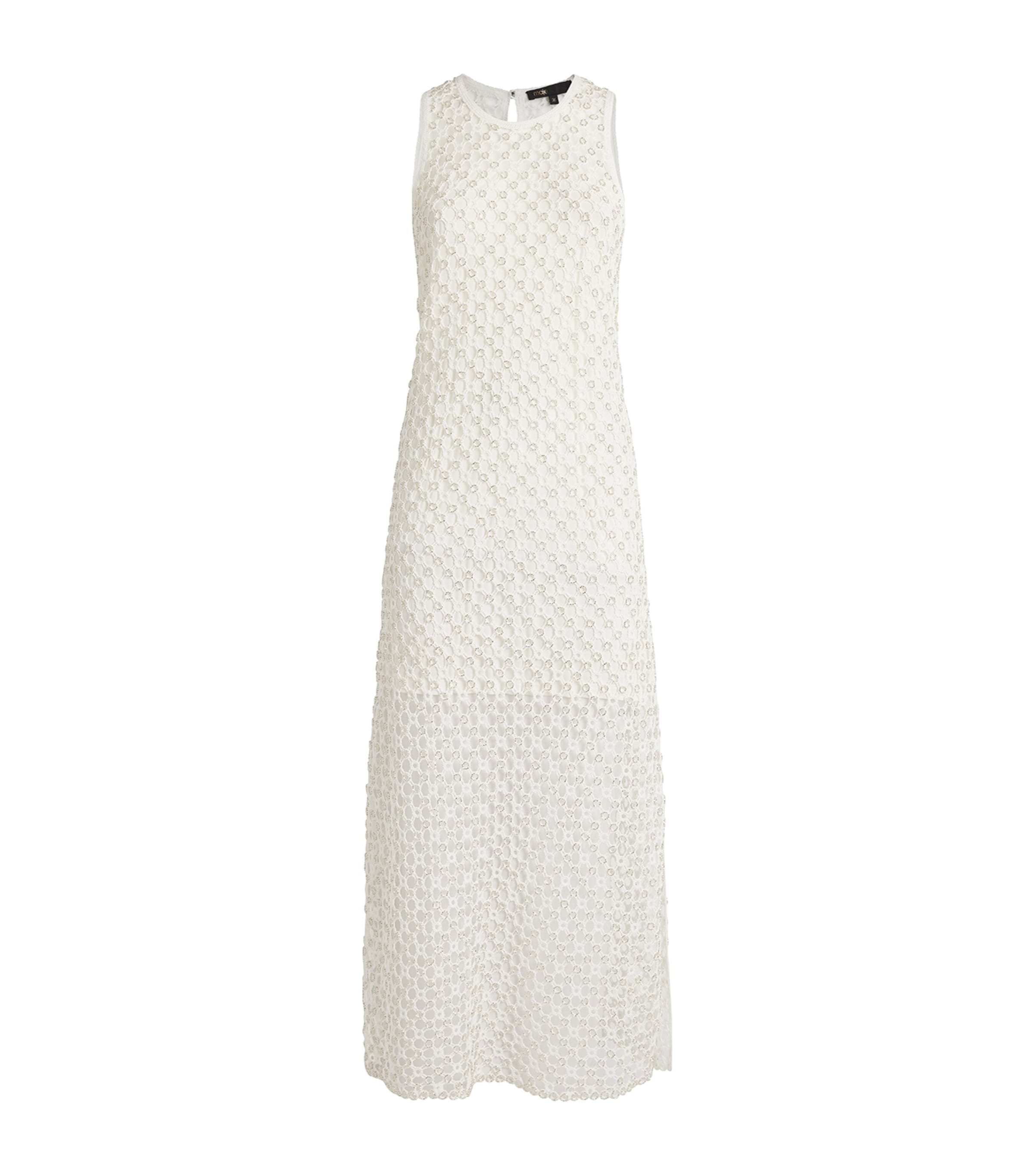 Rebecca Vallance Ivory Crêpe Faux Pearl-Embellished La