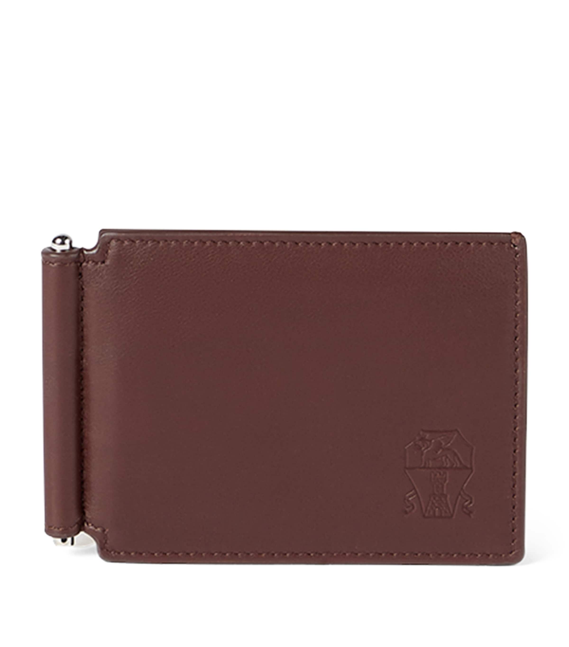 Leather Money Clip Wallet