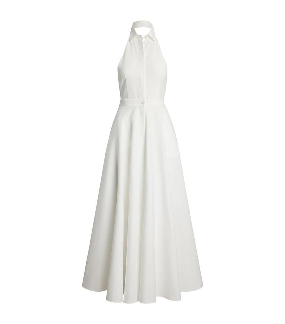 Cotton Piqué Eldred Maxi Dress