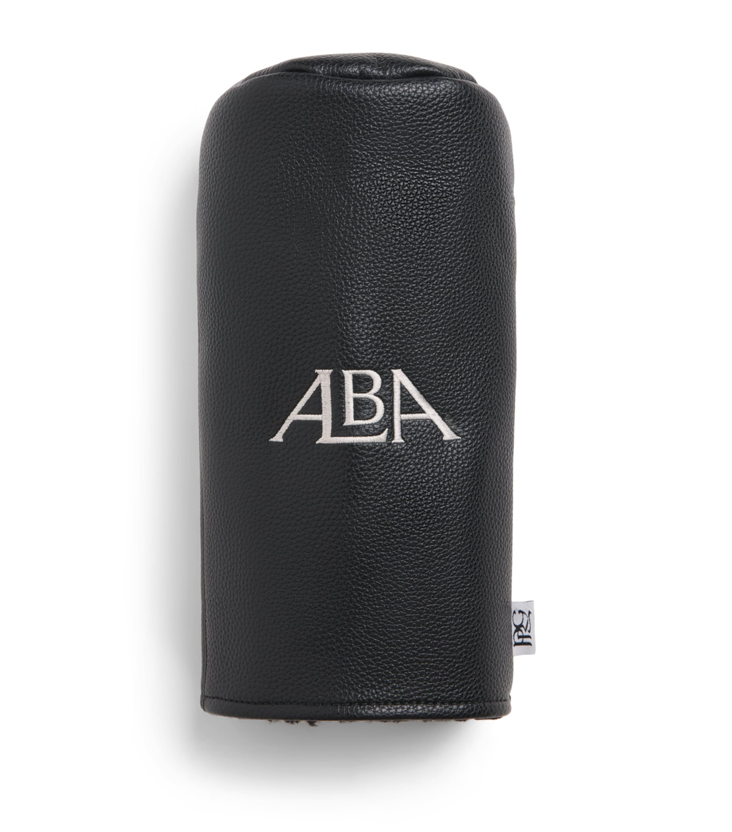 Alba Mens Leather Barrel Driver Headcover Black